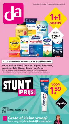 Da - Folder - Voorbeeld van een folder van Da, geldig van 27.10.2025