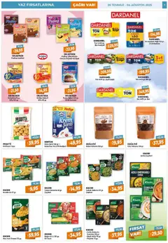 Çağrı Market Katalog - 26.07.2025 tarihinden itibaren geçerlidir | Sayfa: 7 | Ürünler: Krem, Makarna, Keten Tohumu, Klementiinit