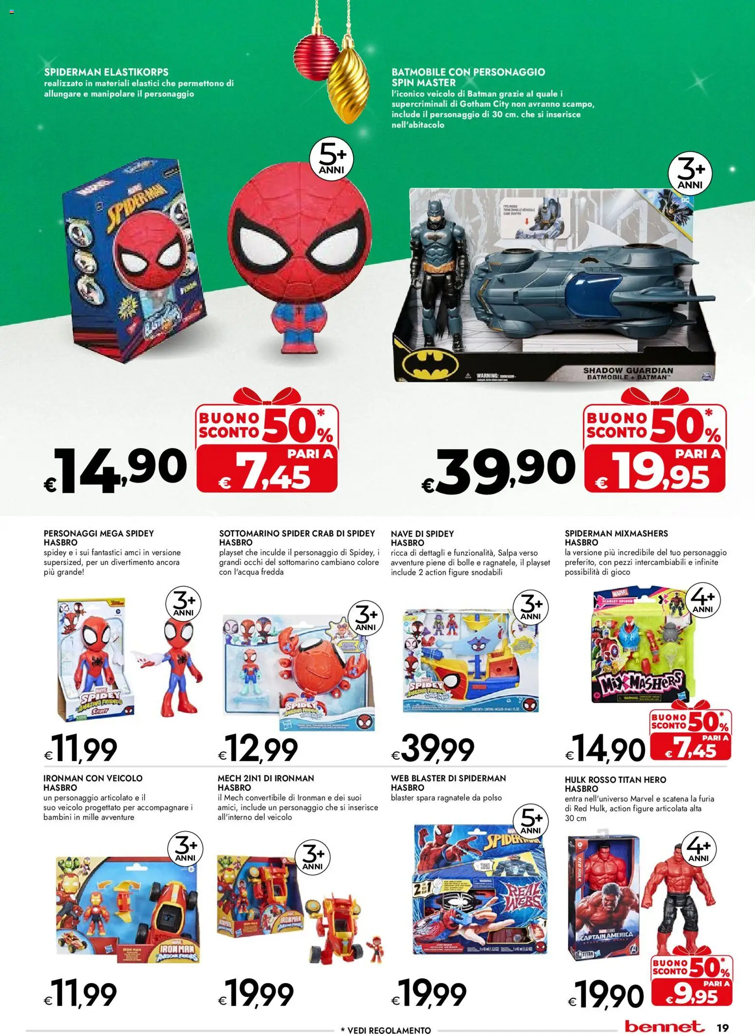 Volantino bennet del 06.11.2025 | Pagina: 19 | Prodotti: Gioco, Elastici