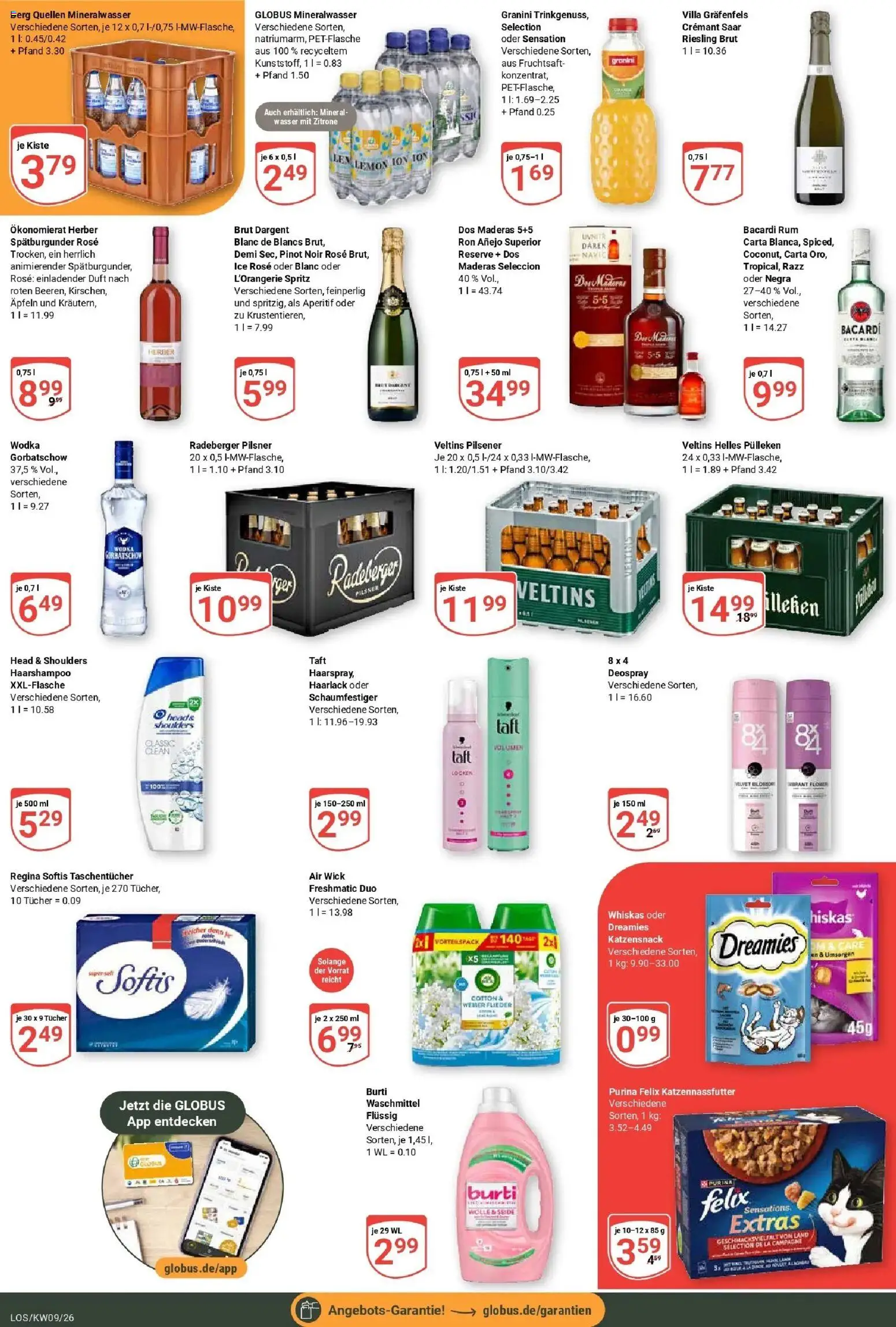 Globus Prospekt Losheim Am See – gültig ab 23.02.2026 | Seite: 5 | Produkte: Helles pulleken, Brut dargent, Radeberger pilsner, Veltins