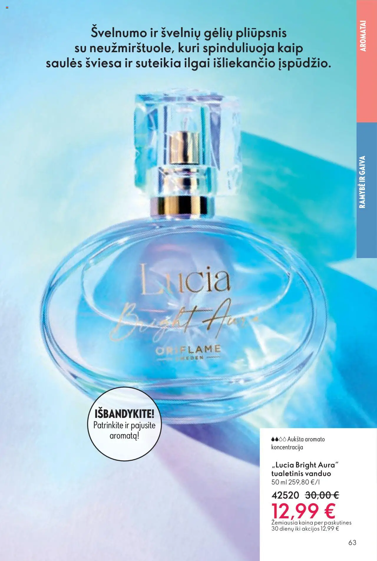 Oriflame akcijos nuo 08.10.2025 | Puslapis: 63 | Prekių: Tualetinis vanduo