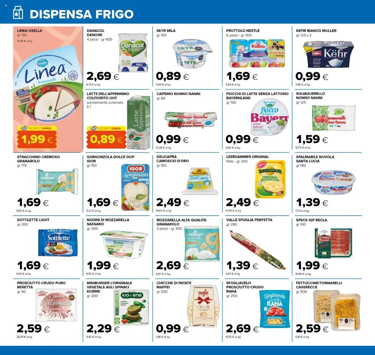 Volantino Tigre del 15.01.2026 | Pagina: 8 | Prodotti: Speck, Fiocchi di latte, Fiocchi, Prosciutto