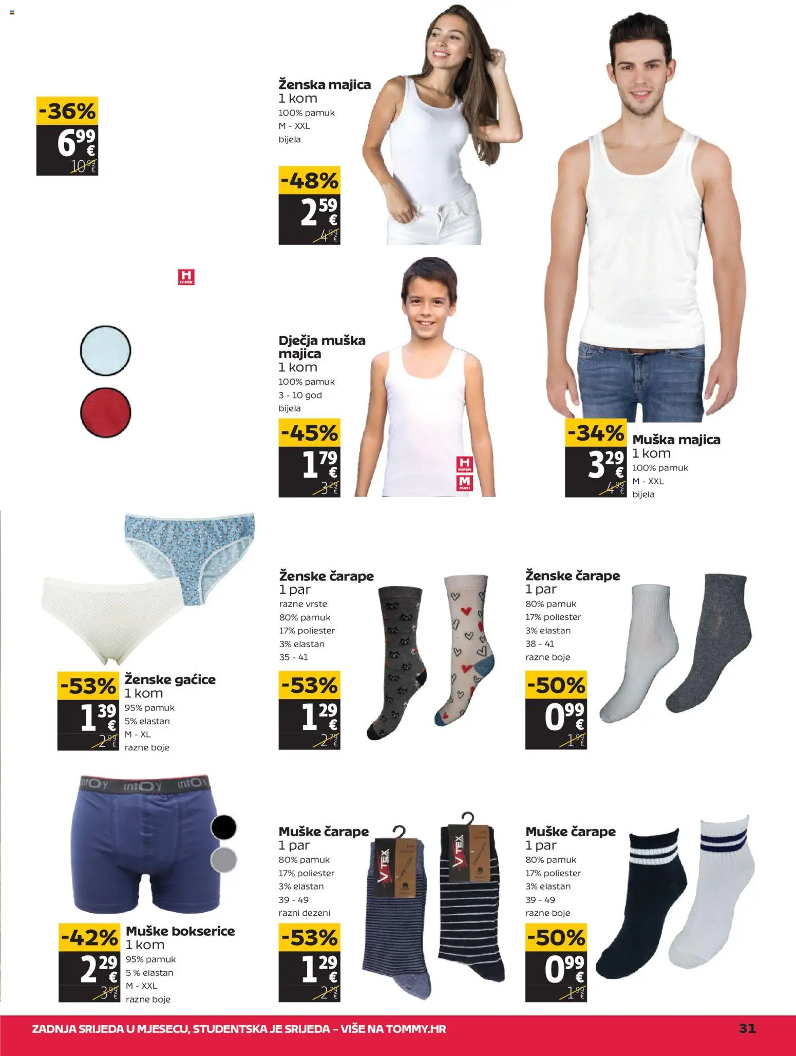 Tommy katalog | vrijedi od 20.11.2025 | Stranica: 31 | Proizvodi: Majica, Gaćice, Čarape, Bokserice