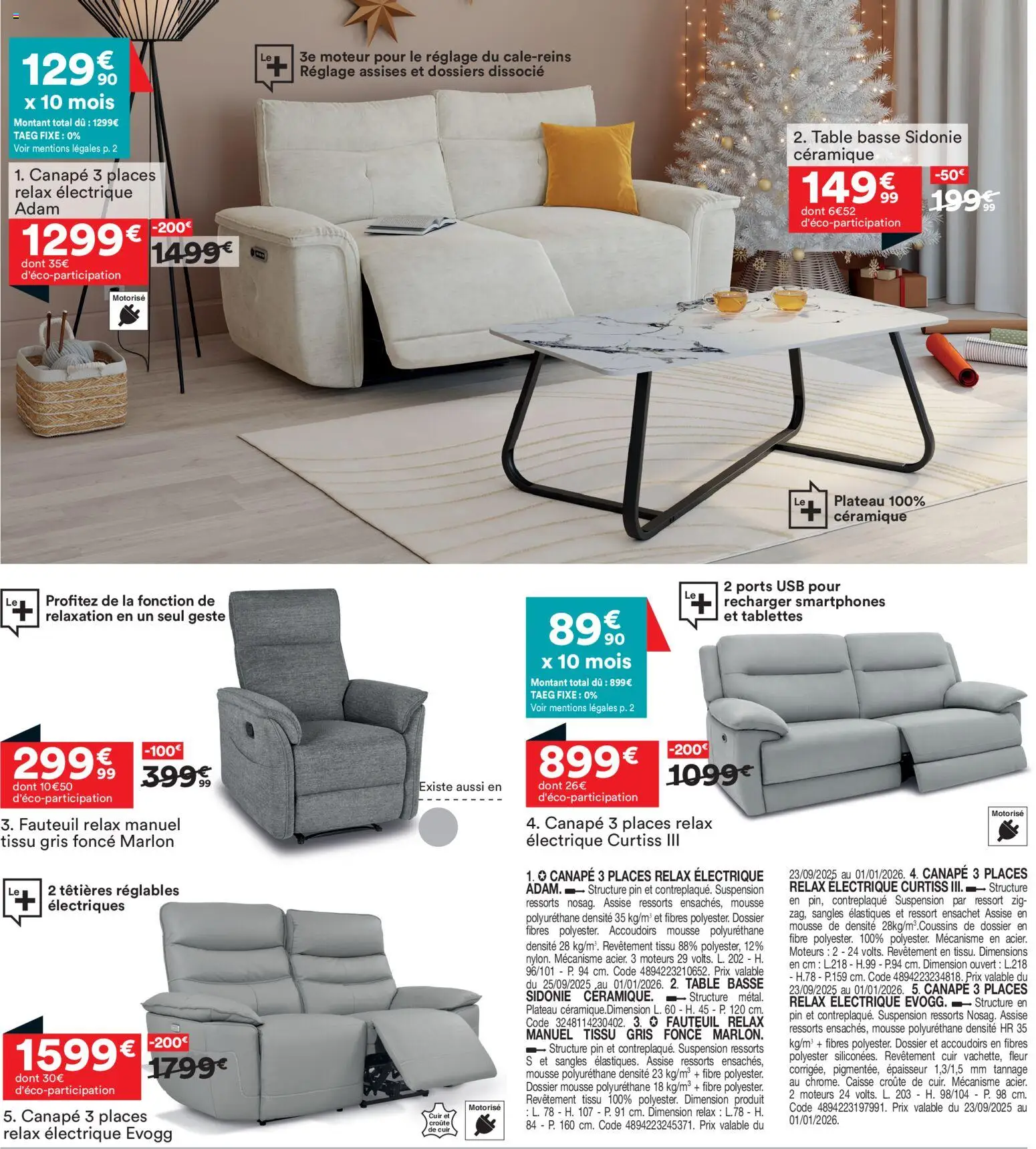 {H1} | Page: 13 | Produits: Mousse, Fauteuil, Table, Élastiques