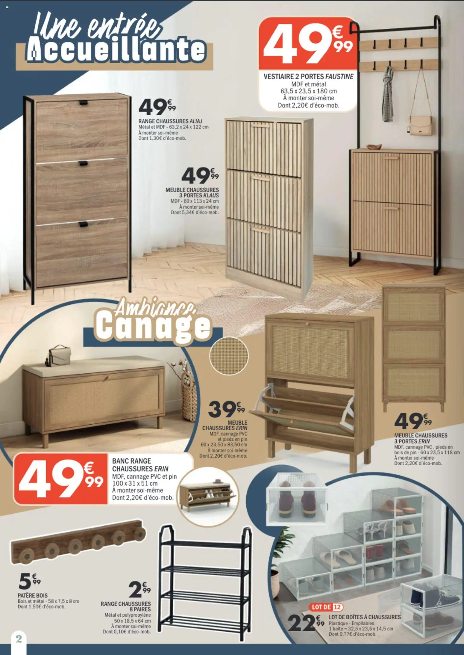 {H1} | Page: 2 | Produits: Meuble, Range chaussures, Portes