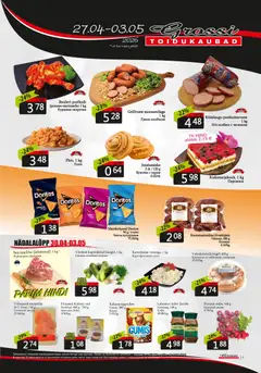 Grossi Toidukaubad kliendilehe eelvaade alates 27.04.2026