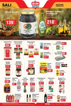 BİM Katalog - 22.07.2025 tarihinden itibaren geçerlidir | Sayfa: 1 | Ürünler: Mayonez, Tuz, Zeytin, Keten Tohumu