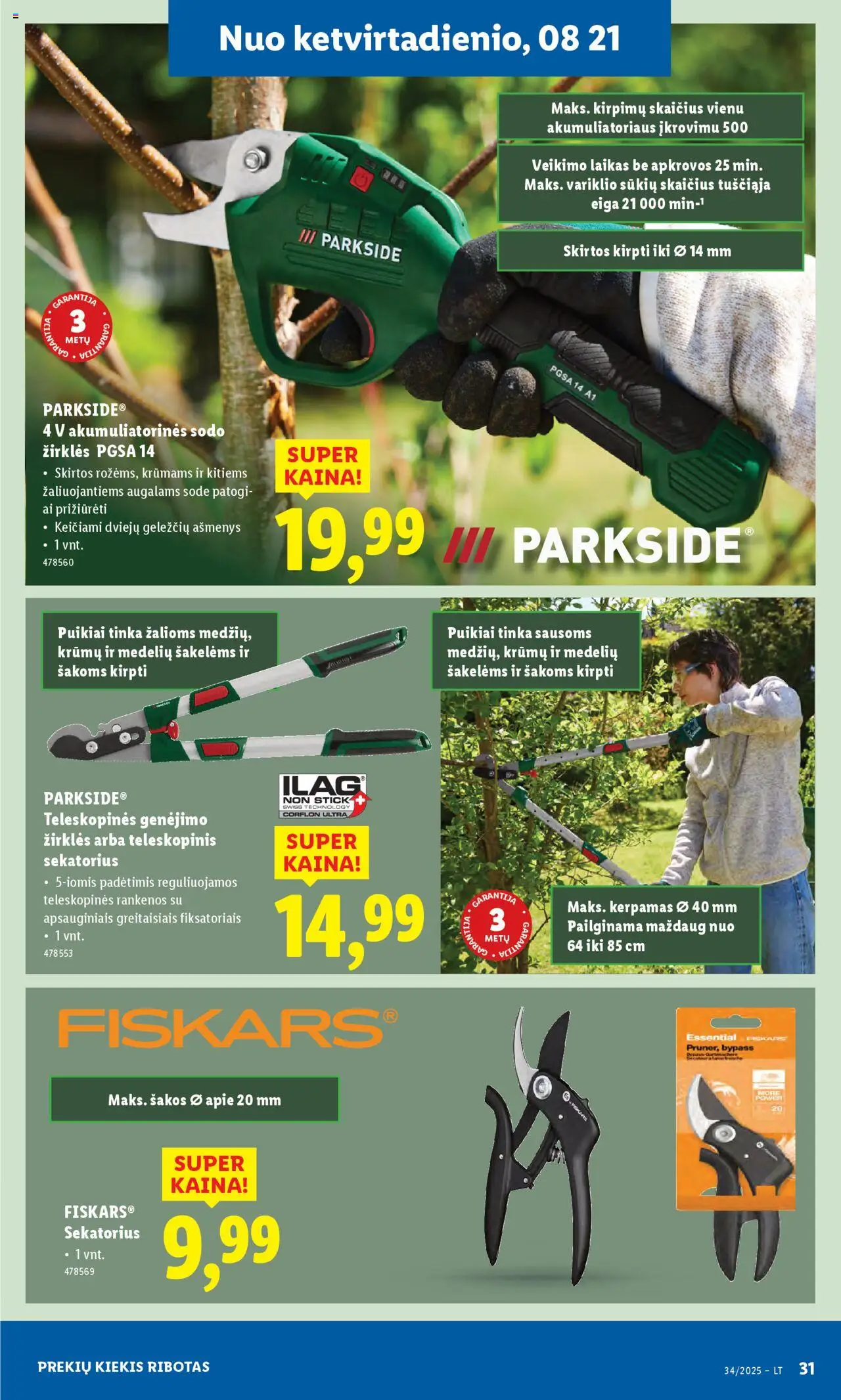 LIDL - Leidinys - Ne maisto prekių pasiūlymai│galioja nuo 18.08.2025 | Puslapis: 27