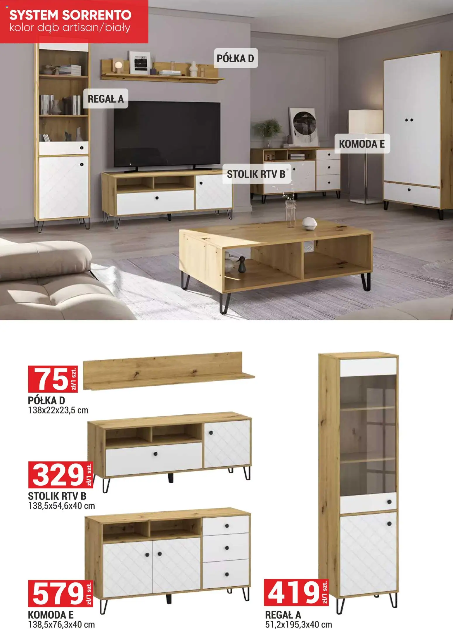 Merkury Market Gazetka - Meble, Wypoczynki, Materace od 01.11.2025 | Strona: 6 | Produkty: Komoda, Półka, Regał