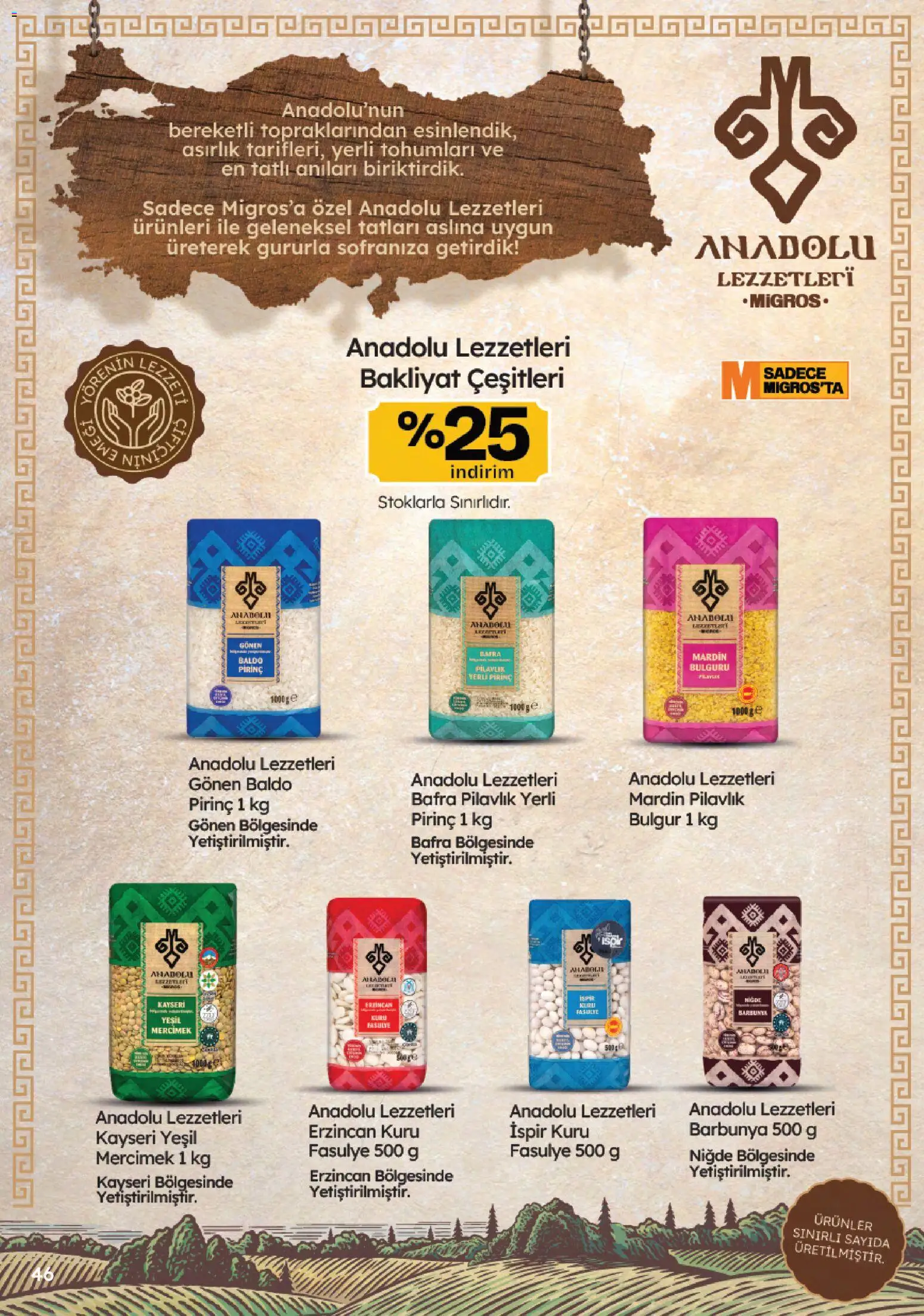 Migros Katalog - 5M Migroskop Dijital - 16.04.2026 tarihinden itibaren geçerlidir | Sayfa: 46 | Ürünler: Fasulye, Ravioli, Pirinç, Barbunya