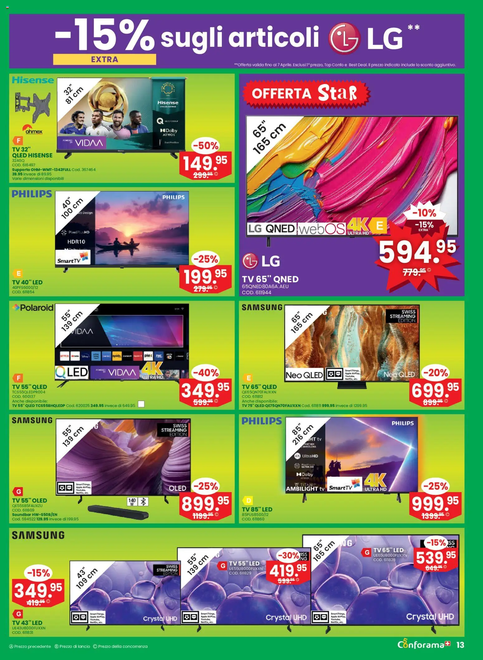 Conforama aktionen Primavera IT – gültig ab 01.04.2026 | Seite: 13