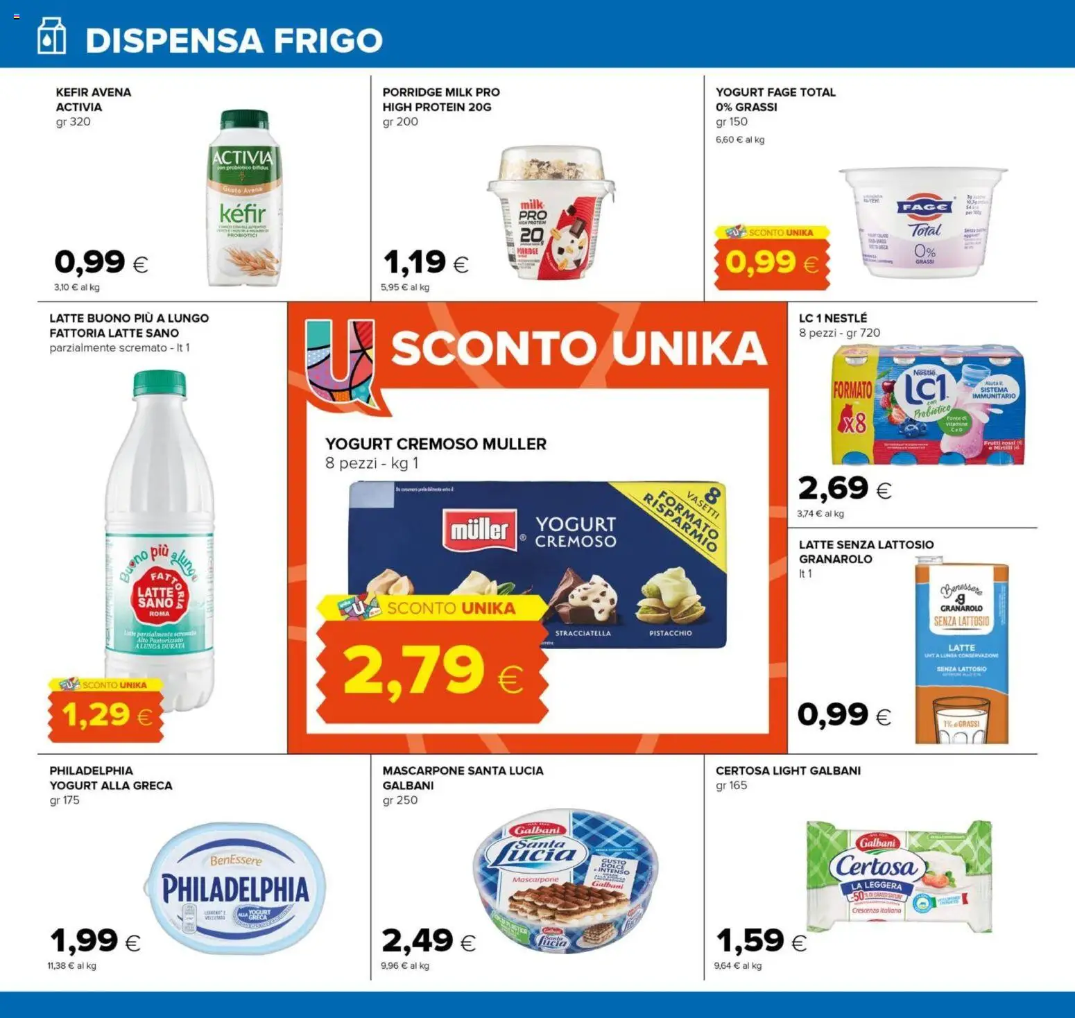 Volantino Oasi del 26.02.2026 | Pagina: 10 | Prodotti: Yogurt, Latte, Mascarpone, Stracciatella