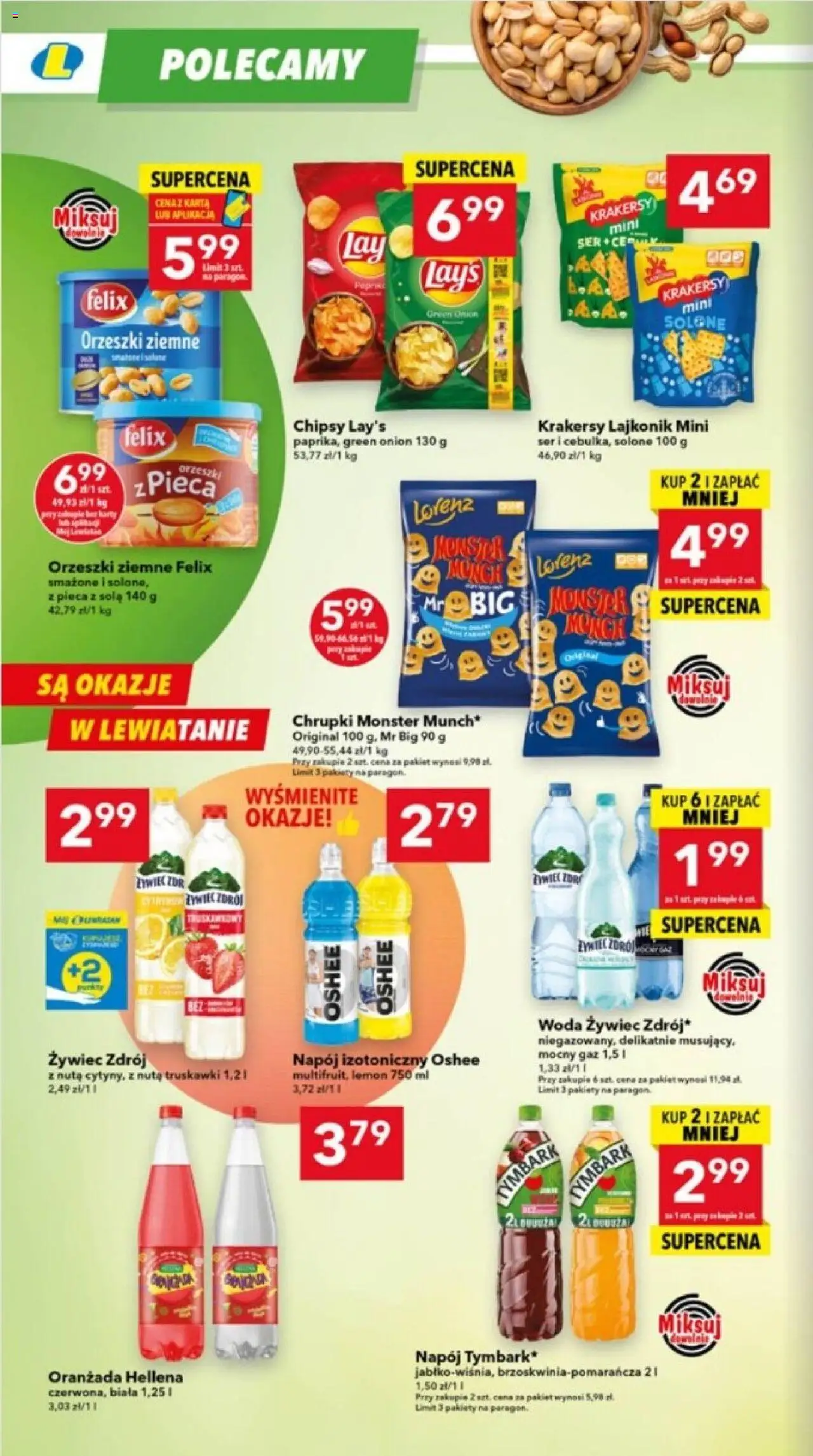 Lewiatan gazetka - Szczecin od 13.08.2025 | Strona: 6 | Produkty: Woda żywiec, Chipsy, Oranżada hellena, Truskawki