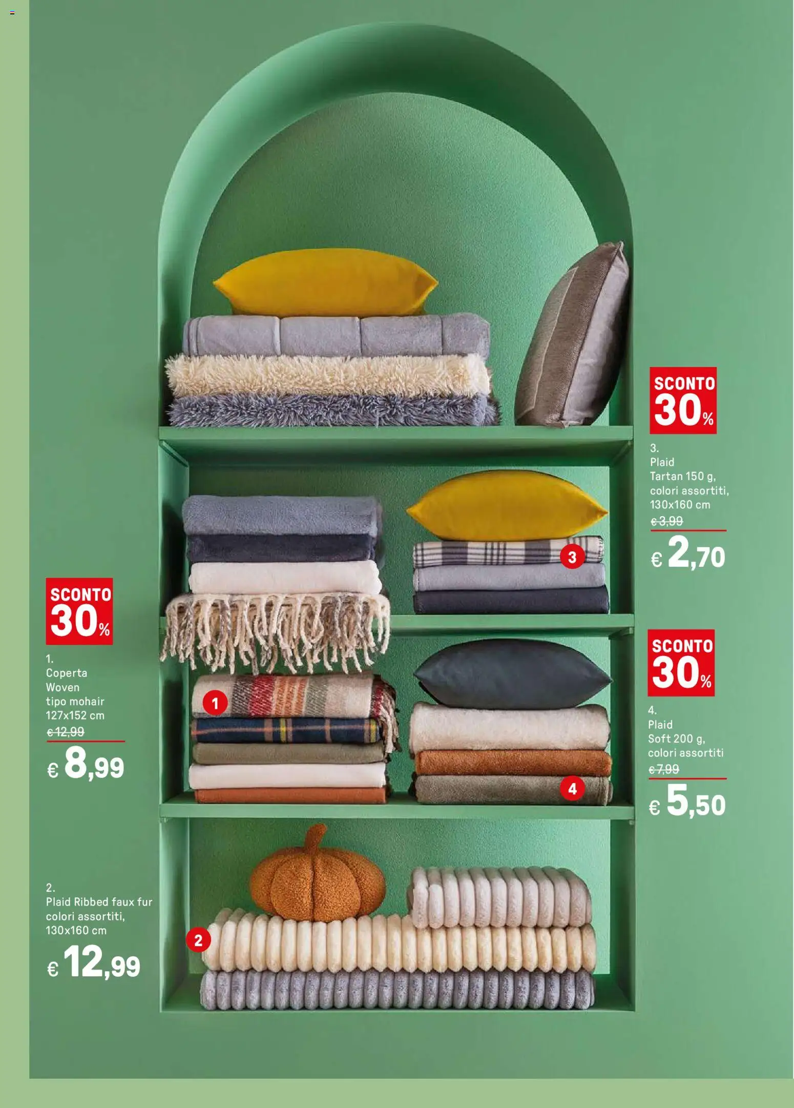 Volantino Iper del 27.12.2025 | Pagina: 11 | Prodotti: Plaid, Coperta