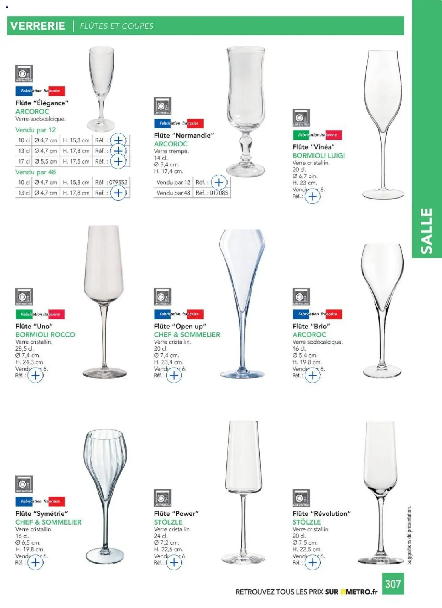 {H1} | Page: 307 | Produits: Flûte
