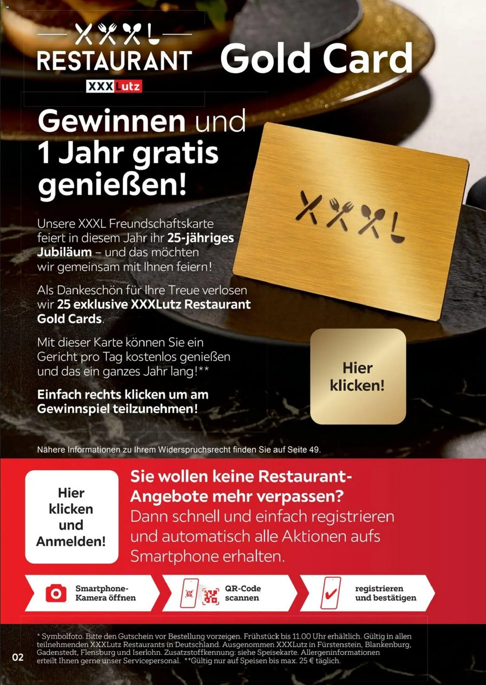 XXXL Lutz Restaurantgutscheine – gültig ab 01.02.2026 | Seite: 2 | Produkte: Kamera, Smartphone, Uhr