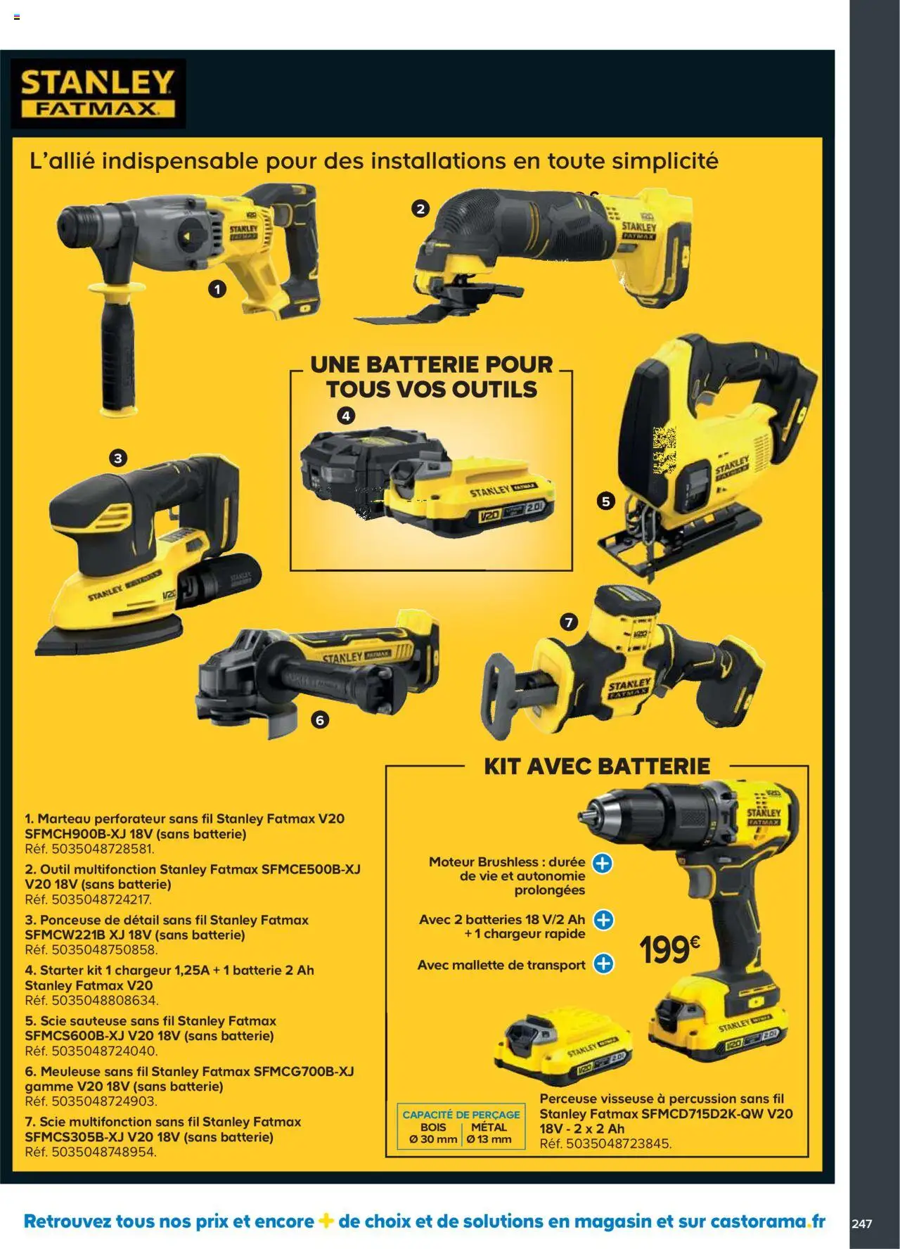 {H1} | Page: 247 | Produits: Perceuse, Meuleuse, Ponceuse, Perceuse Visseuse