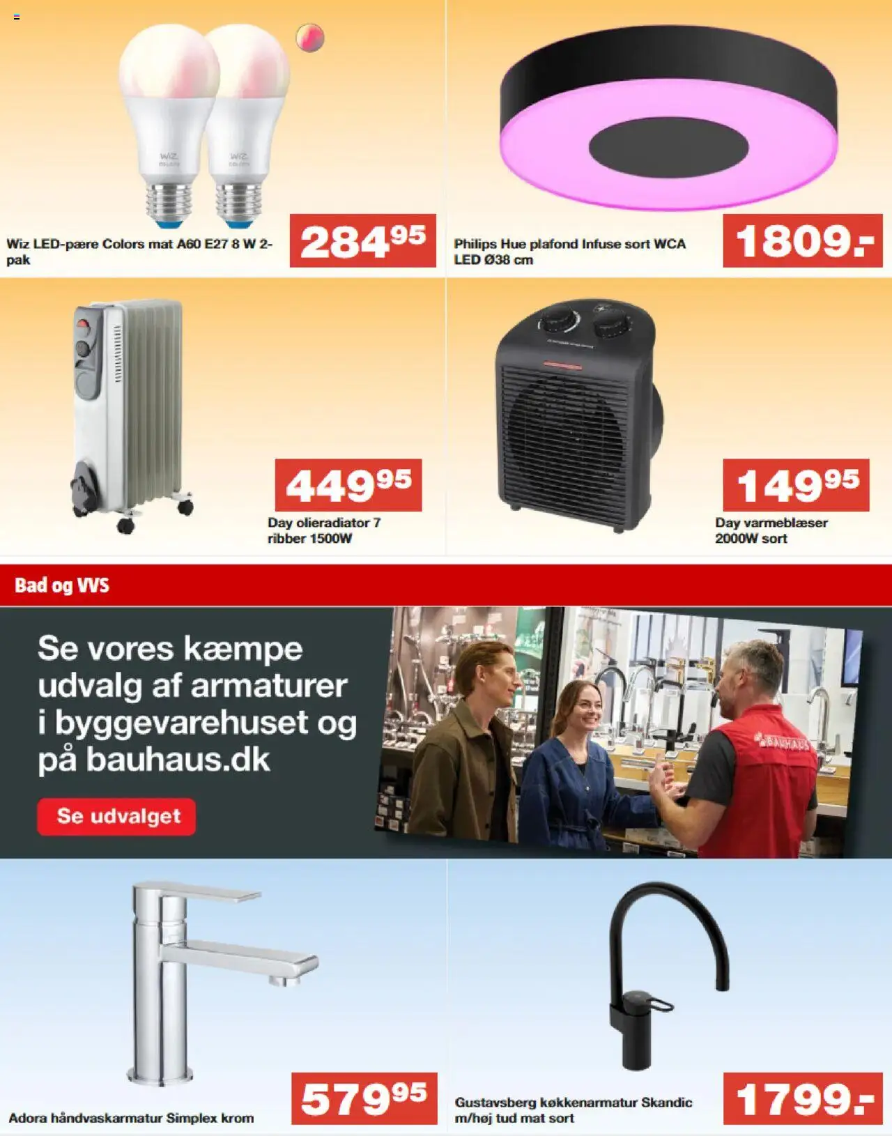 Bauhaus tilbudsavis – gyldig fra 19.09.2025 | Side: 3 | Produkter: Philips Hue, Hue, Bad