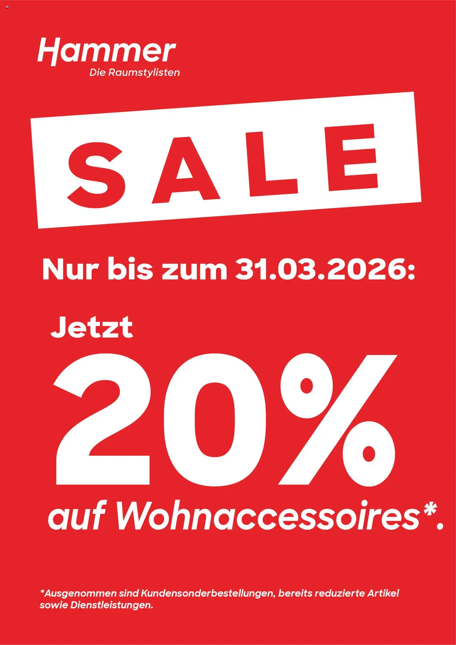 Hammer Zuhause Prospekt 	 – gültig ab 16.03.2026 | Seite: 21