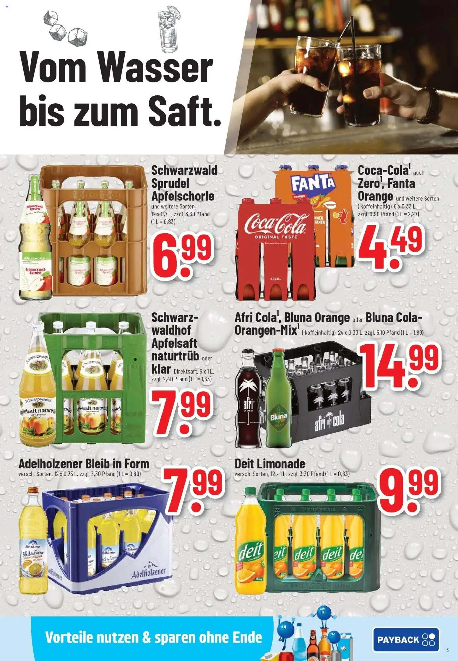 Trinkgut - trinkgut: Wochenangebote – gültig ab 05.01.2026 | Seite: 3 | Produkte: Fanta, Cola, Adelholzener, Limonade
