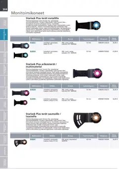 Makita-mainoslehti voimassa 24.03.2026 alkaen | Sivu: 304 | Tuotteet: Monitoimikone, Käsineet