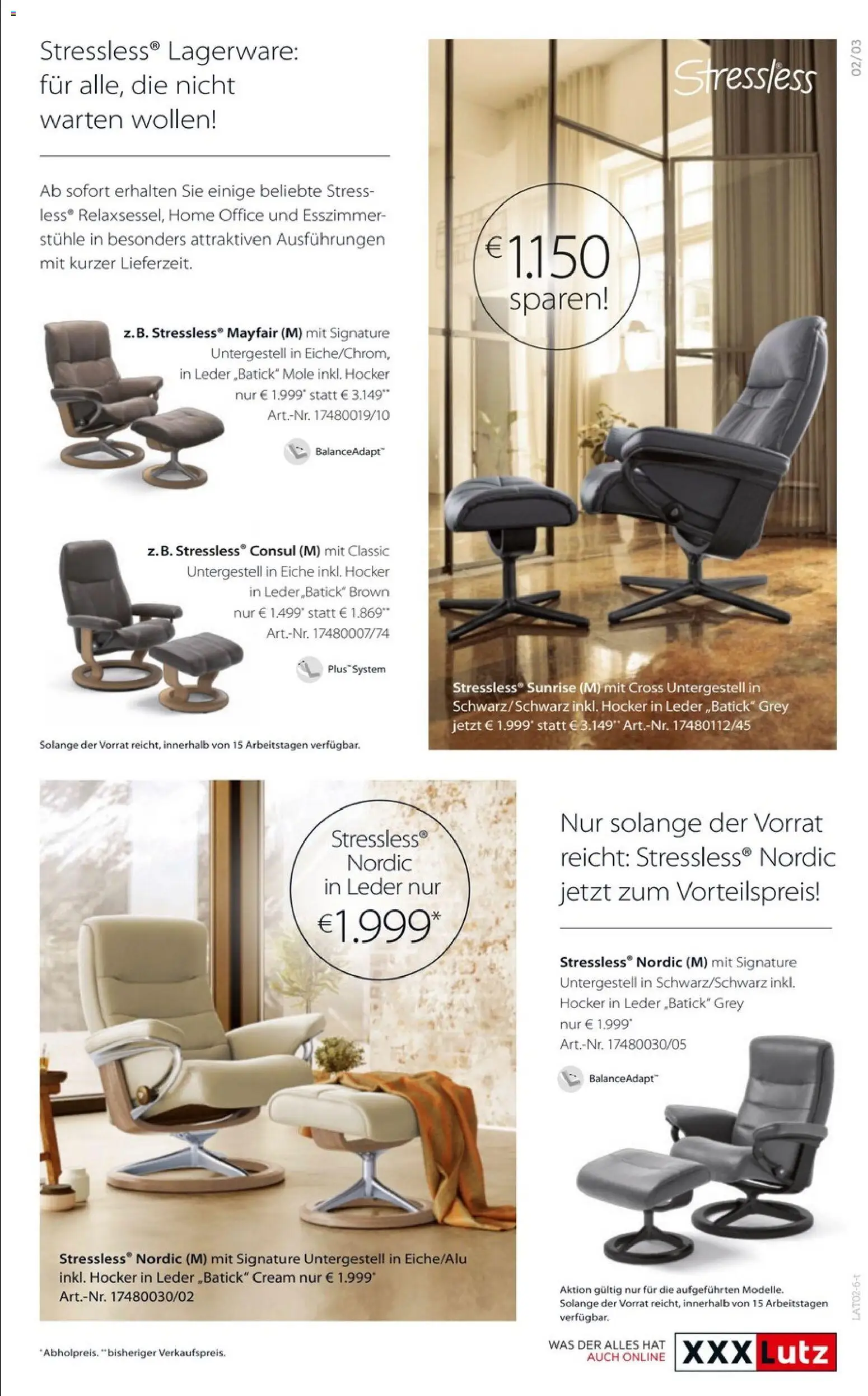 XXXLutz Jetzt Sparen gültig ab 27.01.2026 | Seite: 3