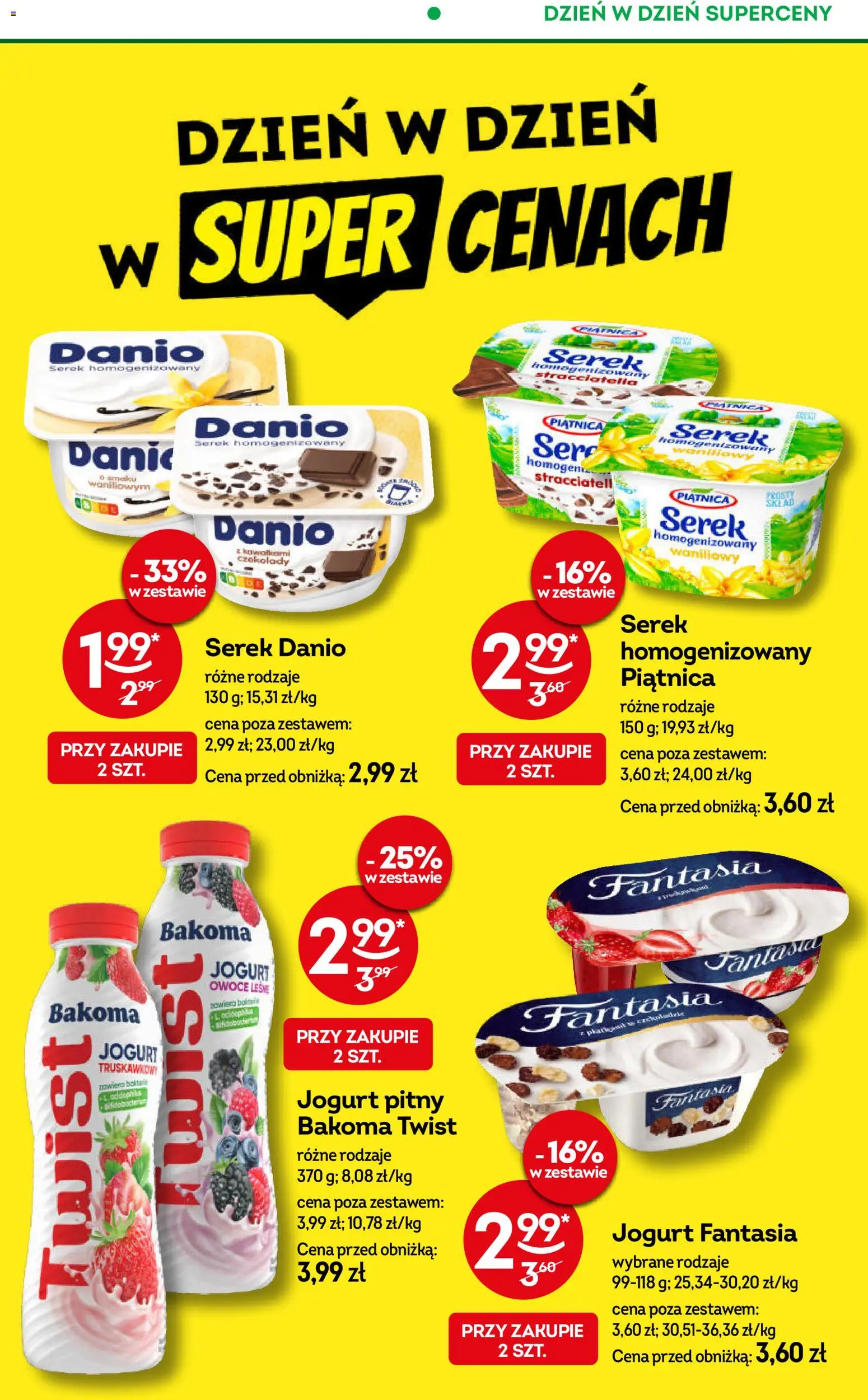 Żabka Gazetka od 22.10.2025 | Strona: 47 | Produkty: Czekolady, Serek homogenizowany, Jogurt pitny, Owoce