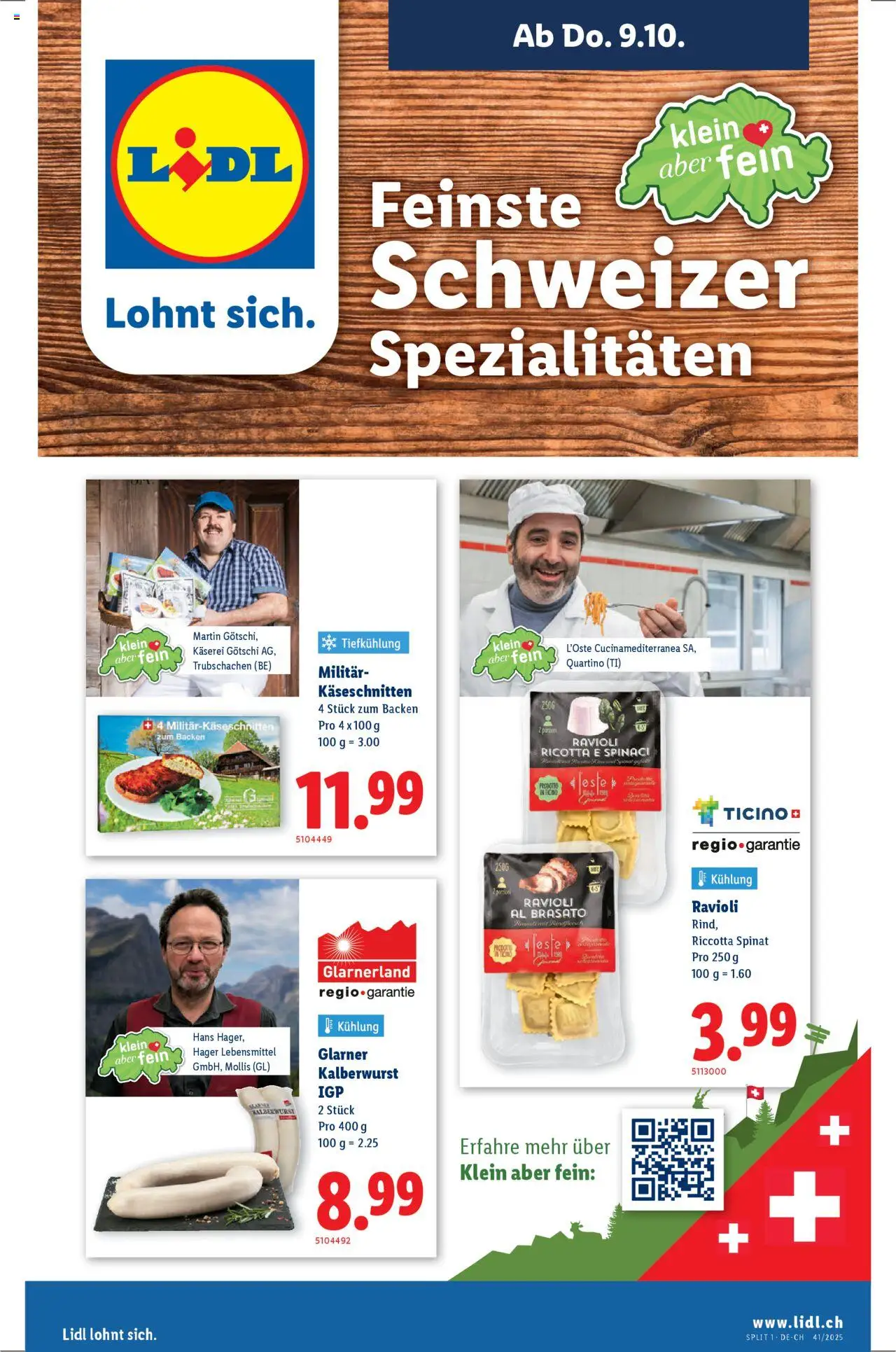 Lidl Aktionen Klein aber fein – gültig ab 09.10.2025 | Seite: 1