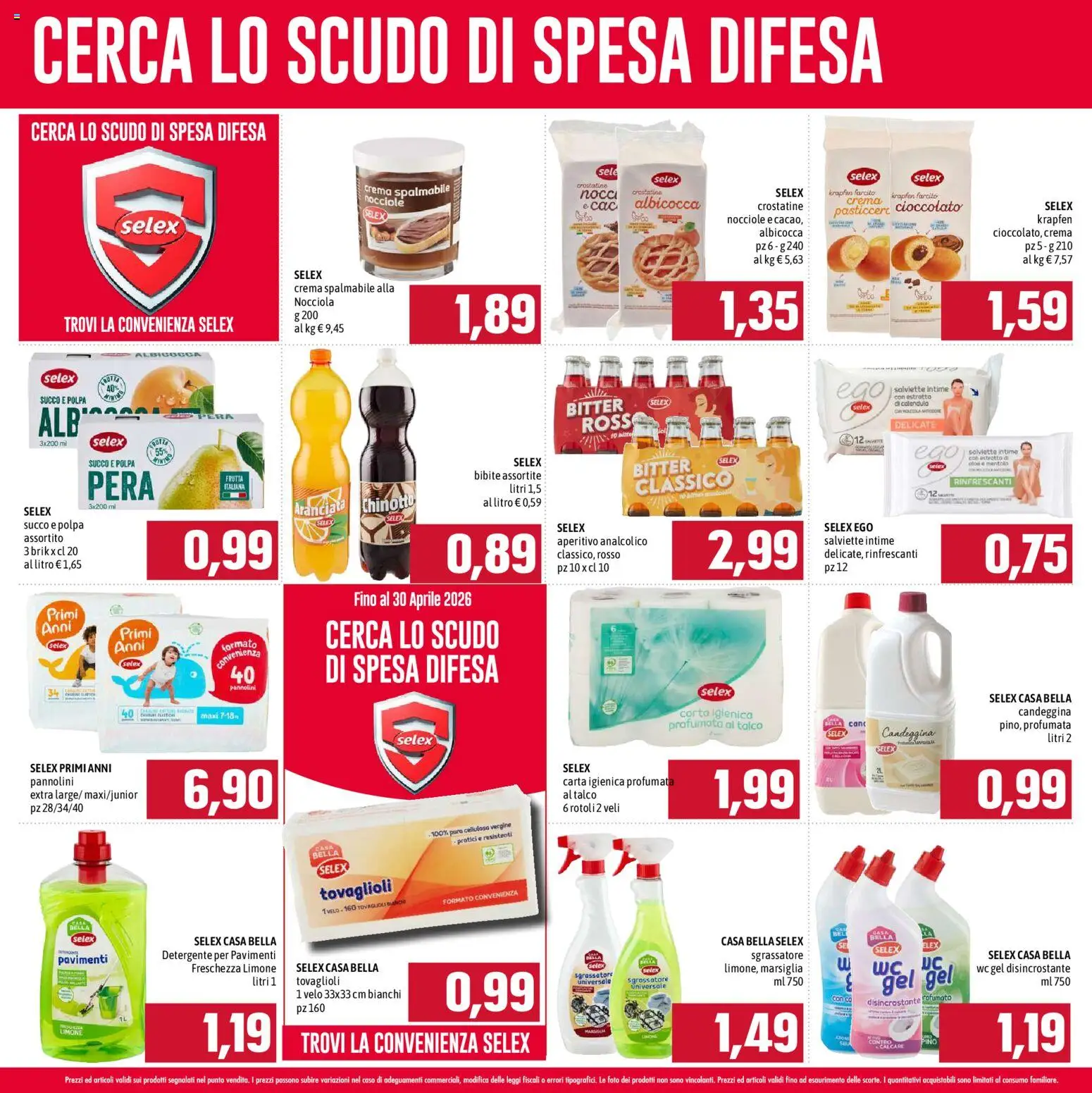 Volantino Emisfero del 09.04.2026 | Pagina: 24 | Prodotti: Crema, Cioccolato, Sgrassatore, Talco