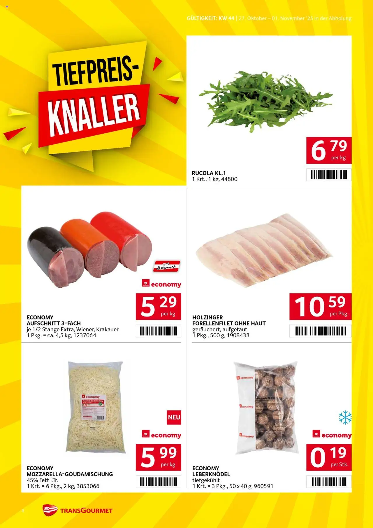Transgourmet Flugblatt gültig ab 26.10.2025 | Seite: 4