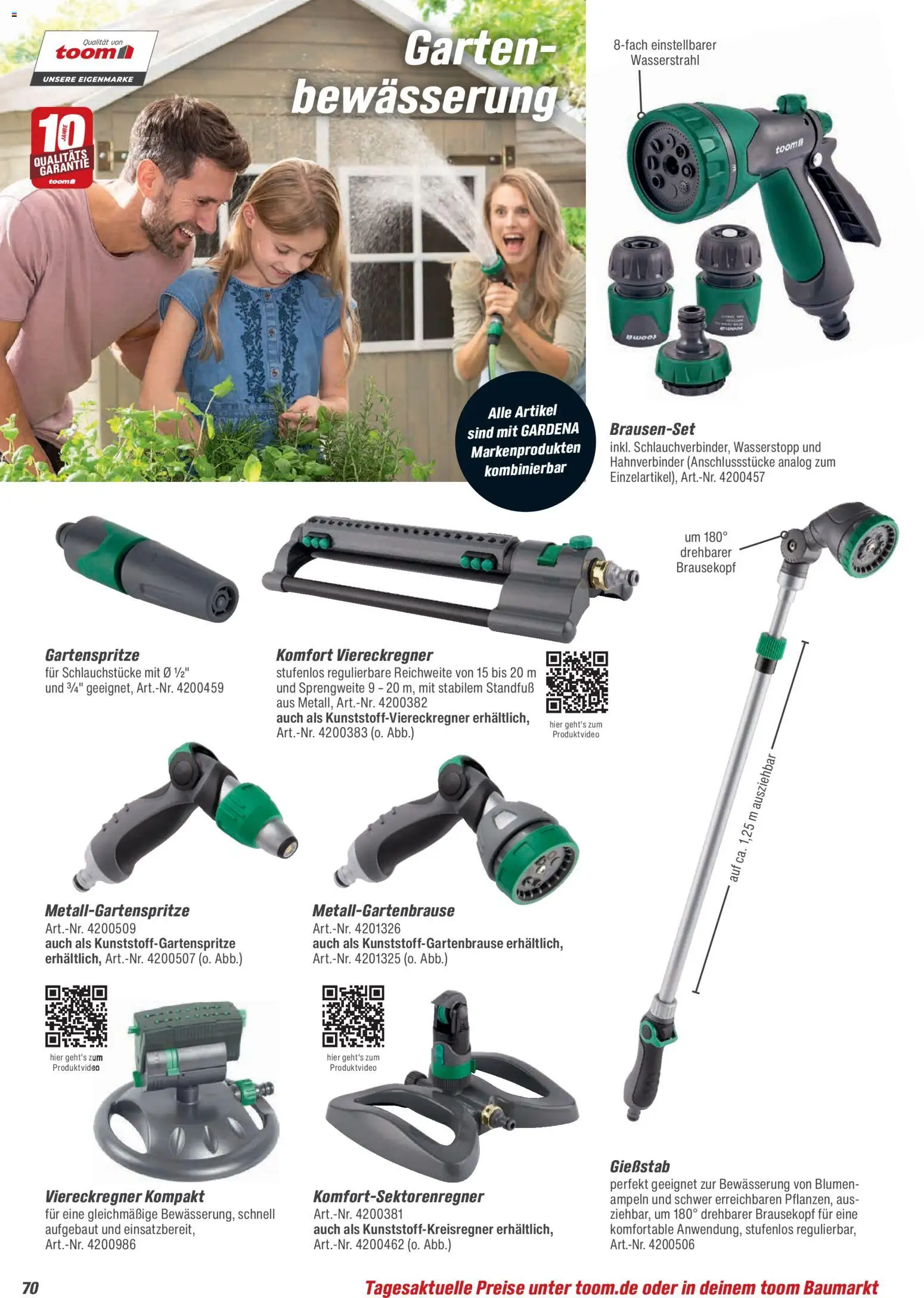 Toom Baumarkt Gartenpflege & Teich 2026 – gültig ab 20.02.2026 | Seite: 70 | Produkte: Blumen