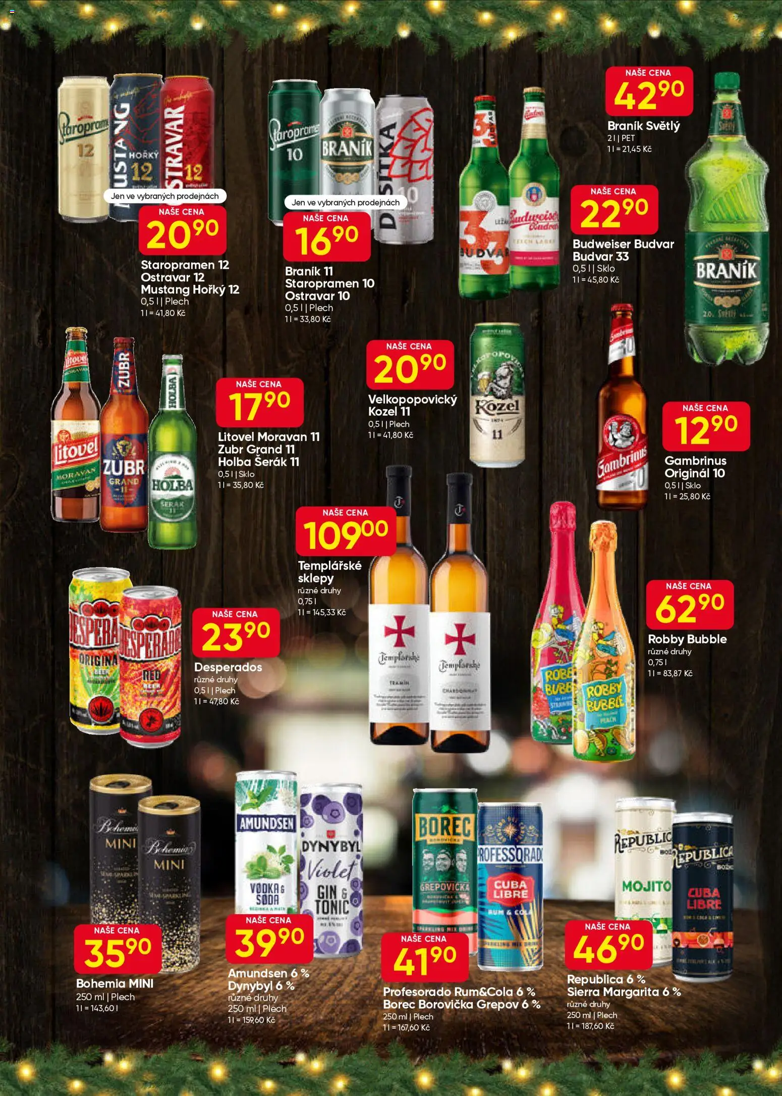 Hruška leták od 22.12.2025 | Strana: 8 | Produkty: Mojito, Budvar 33, Gambrinus, Braník 11