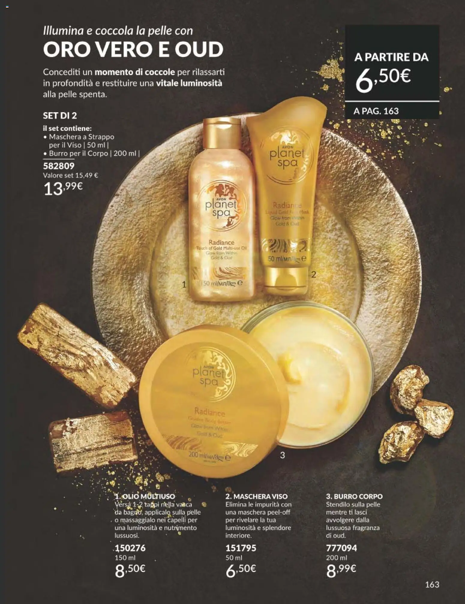 Volantino Avon del 01.02.2026 | Pagina: 163 | Prodotti: Maschera viso, Olio, Burro, Fragranza