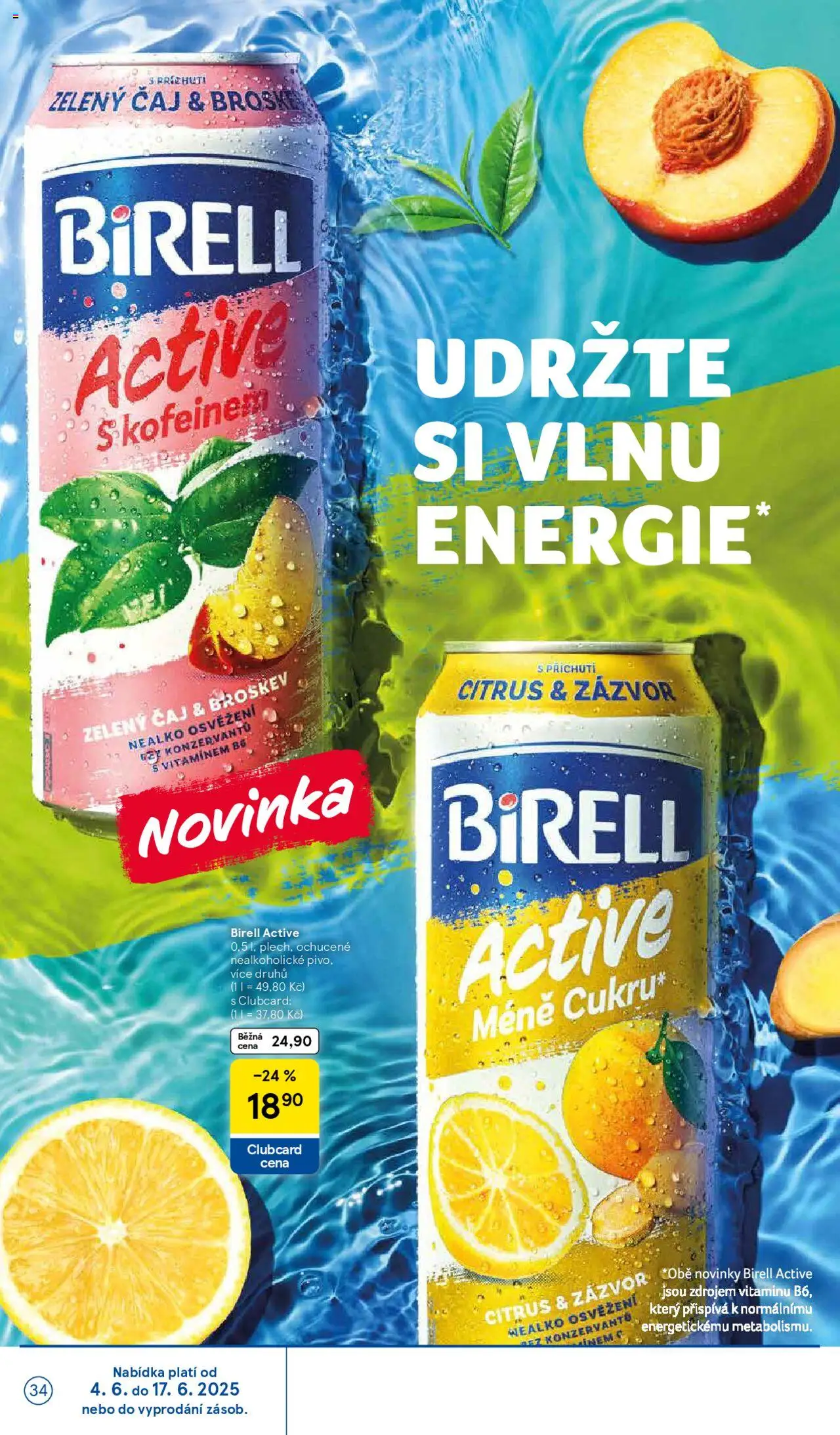 Tesco leták - Hypermarket od 04.06.2025 | Strana: 34 | Produkty: Čaj, Zelený čaj, Čaje, Zázvor