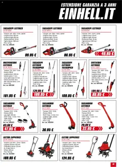 Anteprima del volantino Volantino Einhell	 valido a partire dal 01.10.2025 | Pagina: 29 | Prodotti: Tagliasiepi