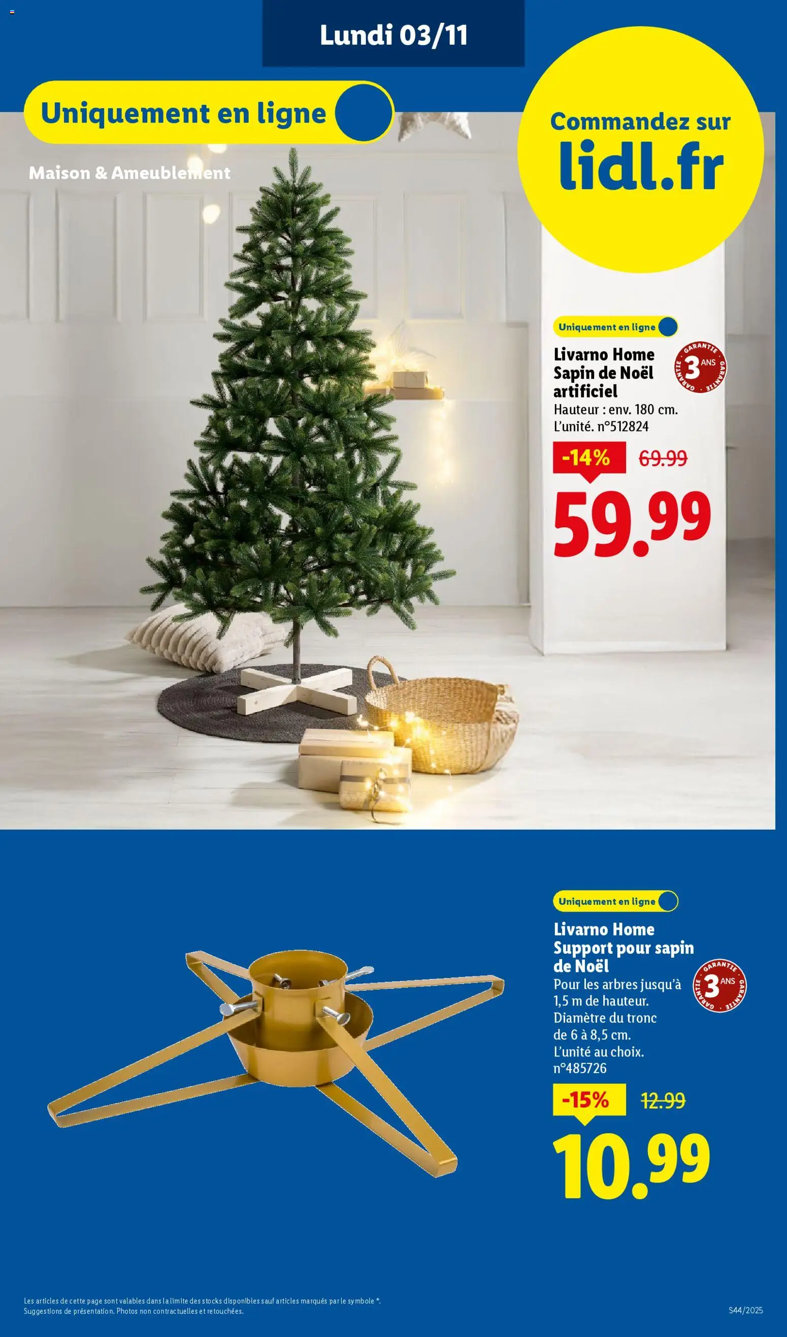 {H1} | Page: 73 | Produits: Sapin de Noël