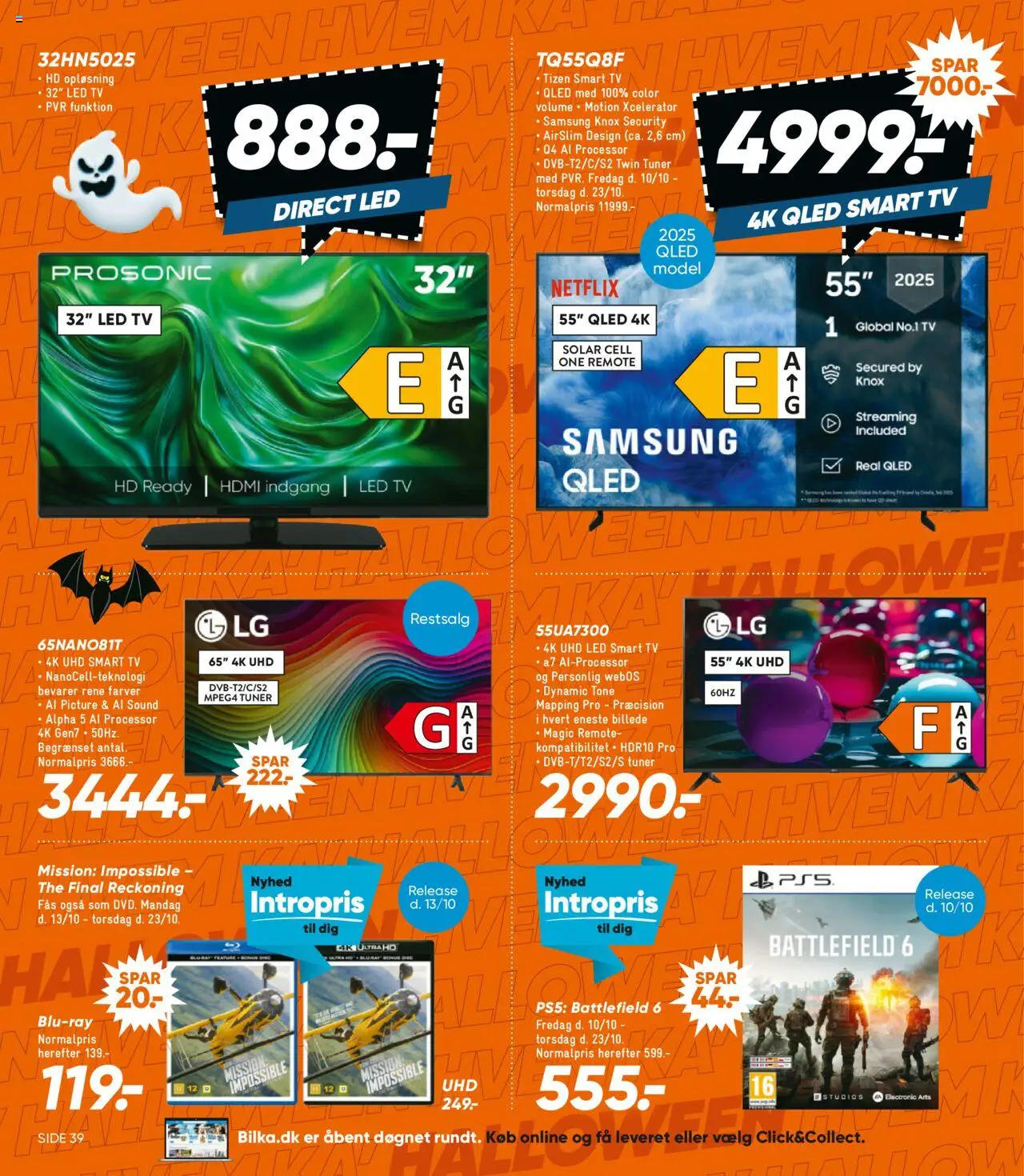 Bilka tilbudsavis – gyldig fra 10.10.2025 | Side: 12 | Produkter: Processor, Smart TV, TV, Søm
