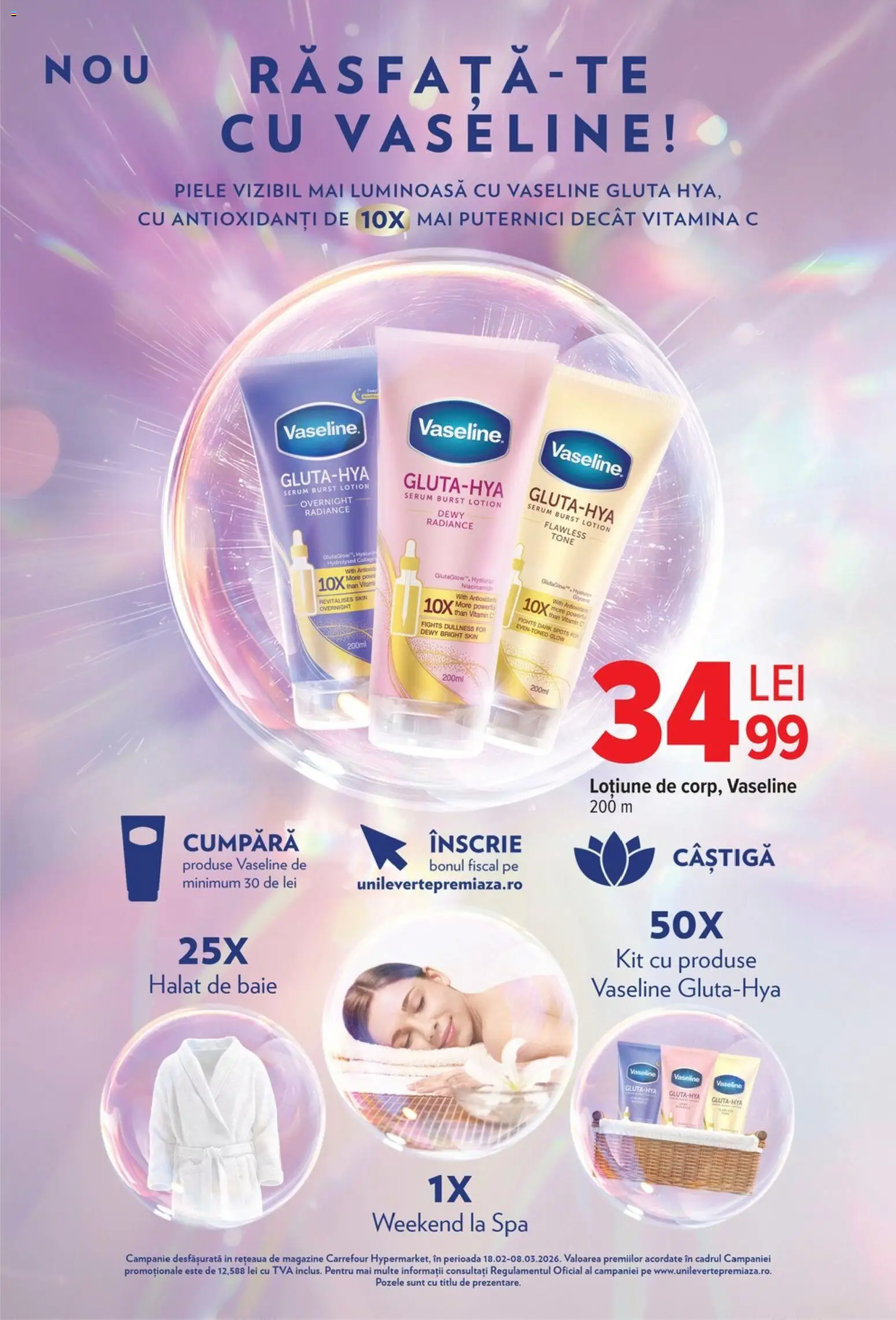 Noul catalog Carrefour – valabil de la 18.02.2026 | Pagină: 21 | Produse: Serum, Halat de baie