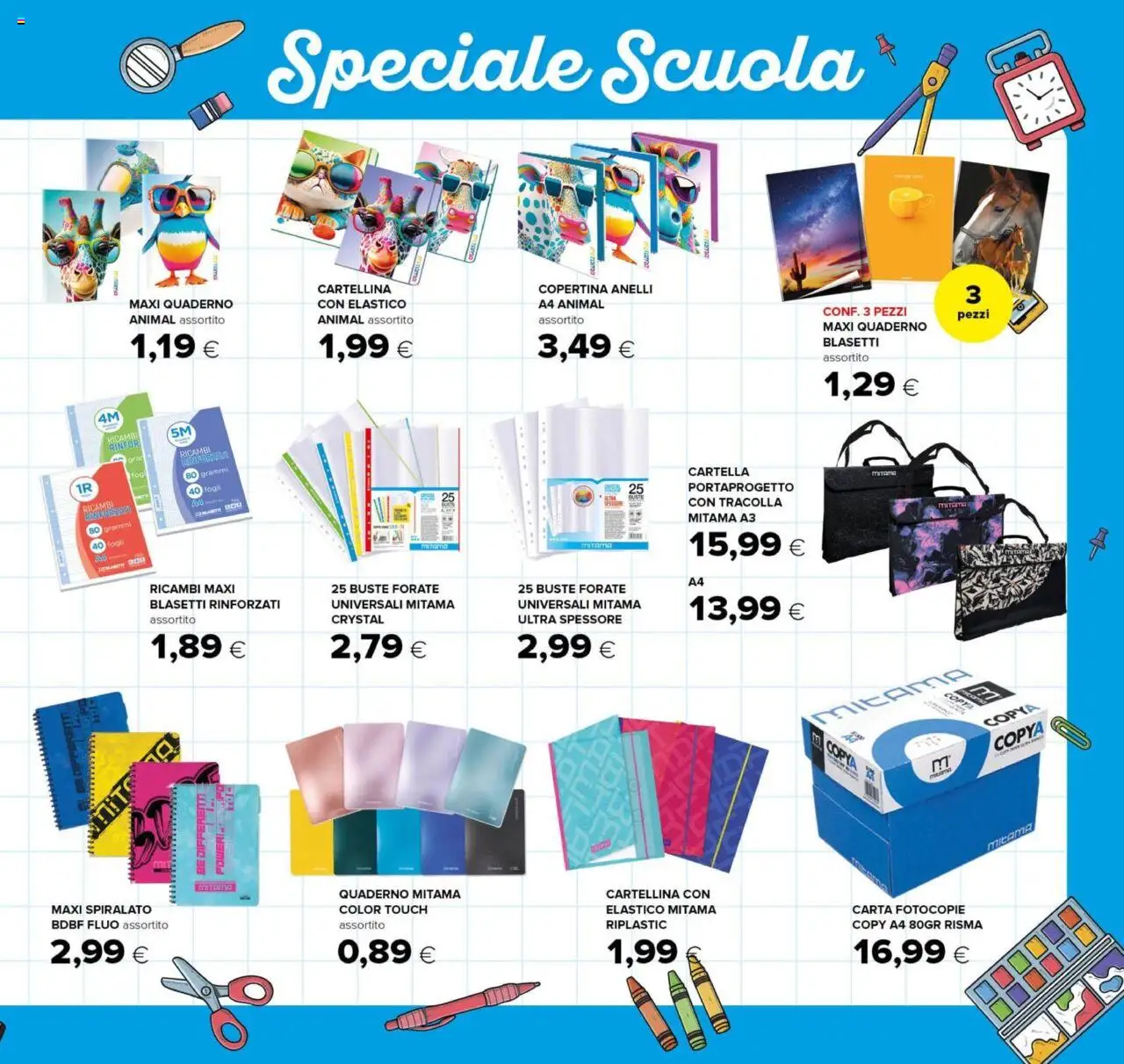 Volantino Oasi del 21.08.2025 | Pagina: 3 | Prodotti: Quaderno