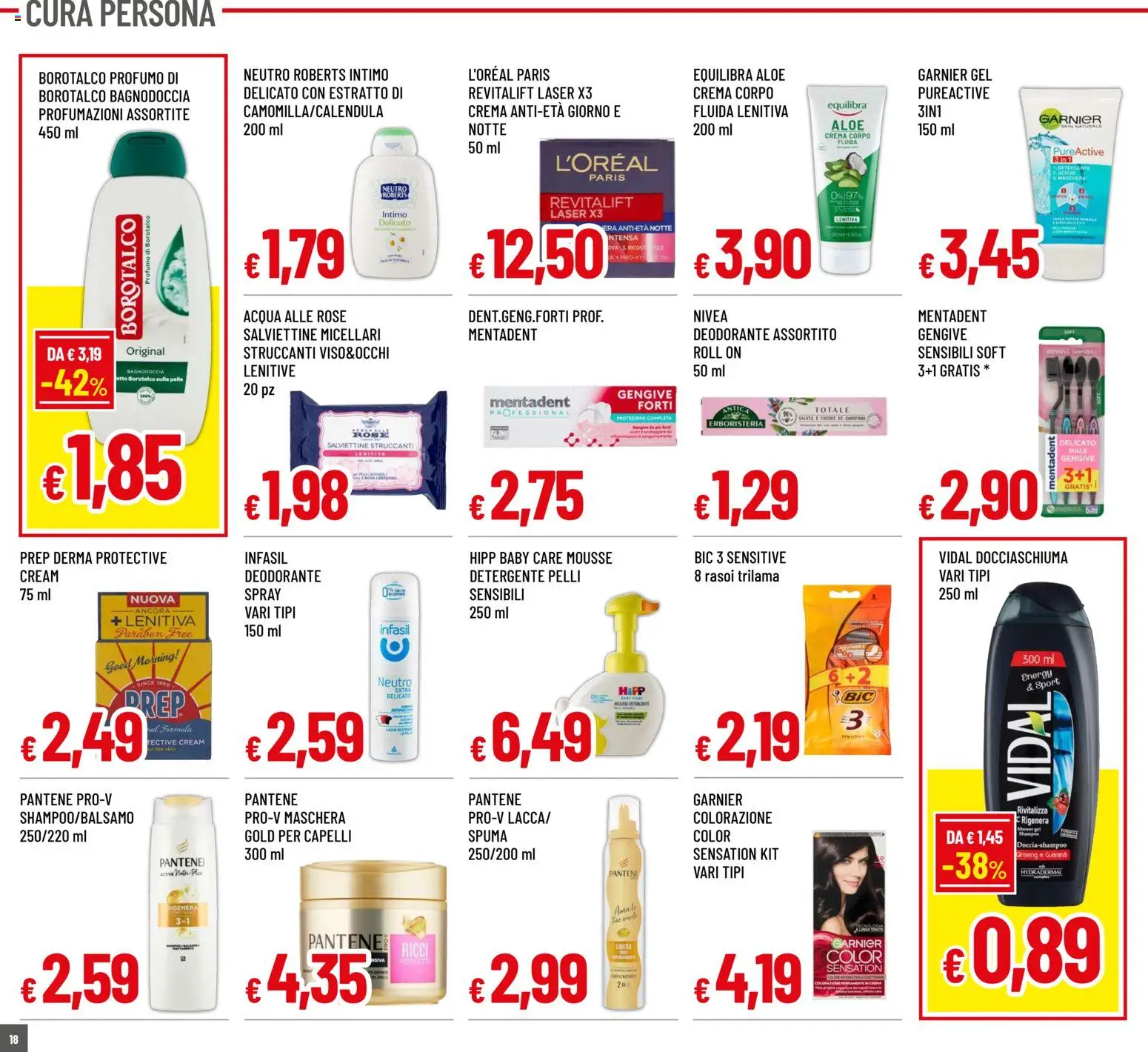 Volantino Galassia del 13.11.2025 | Pagina: 18 | Prodotti: Detergente, Intimo, Acqua, Chiodi