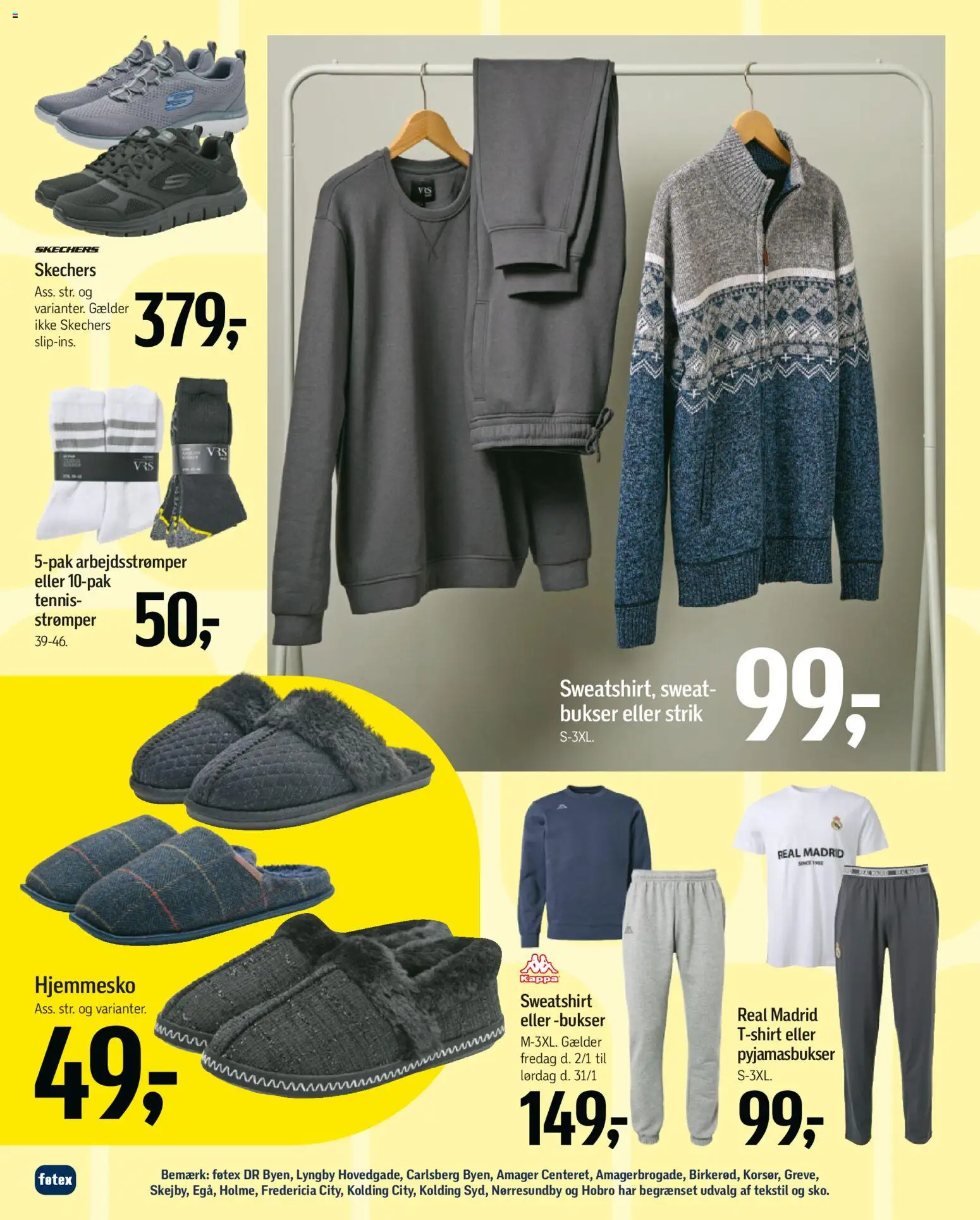 Føtex tilbudsavis – gyldig fra 02.01.2026 | Side: 78 | Produkter: Bukser, Hjemmesko, Strømper