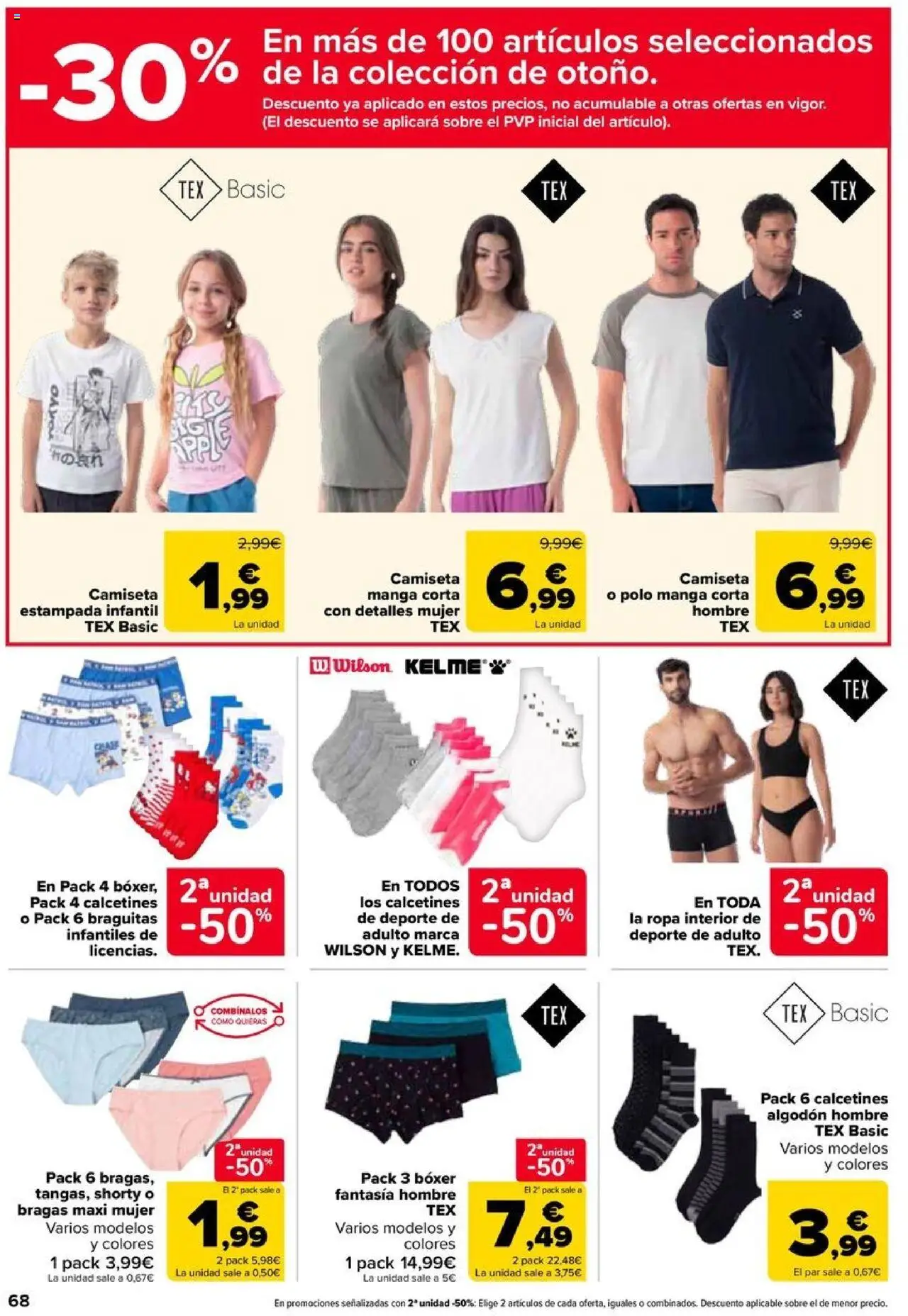 Carrefour folleto │ válido desde el 11.09.2025 | Página: 68 | Productos: Ropa interior, Camiseta manga corta, Apple, Ropa