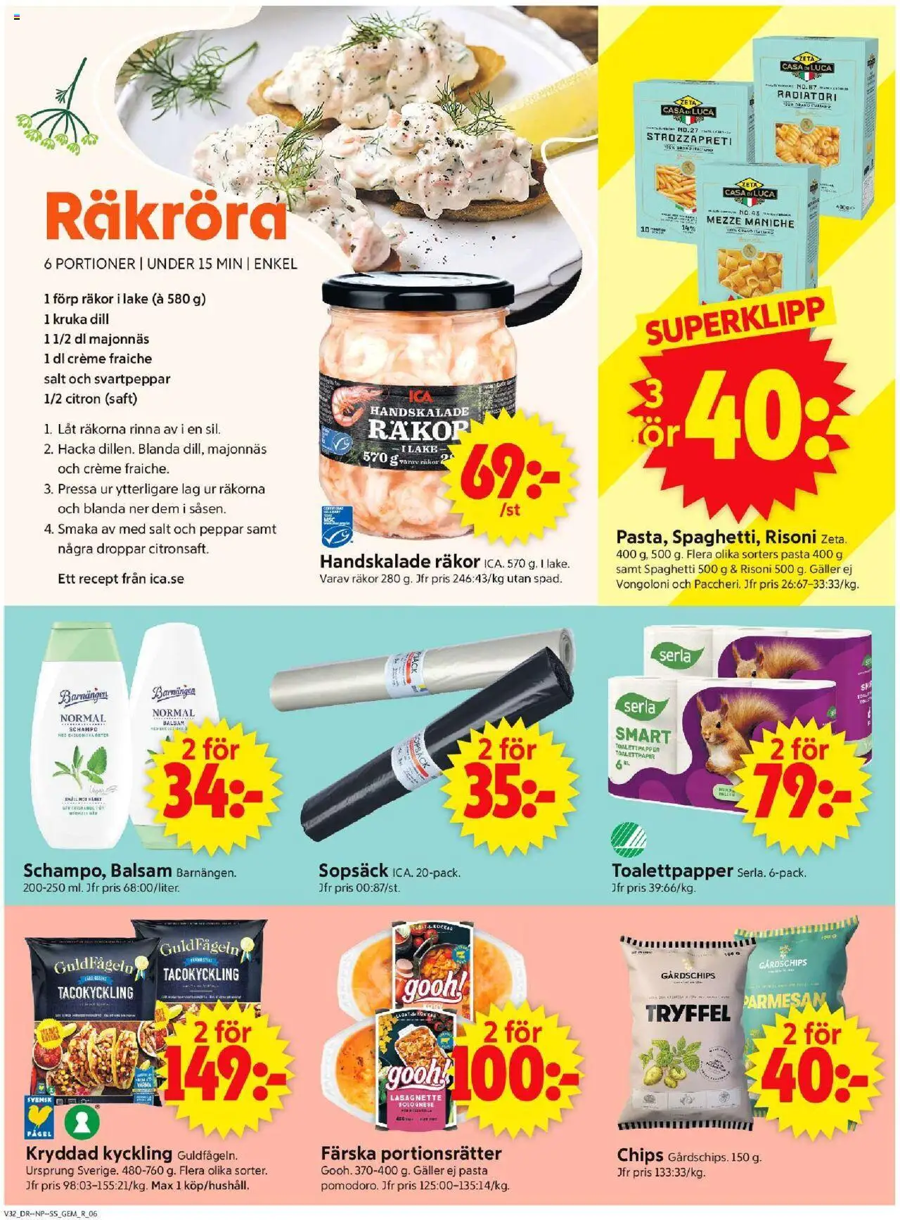 ICA Supermarket reklamblad aktuell från 04.08.2025 | Sida: 8
