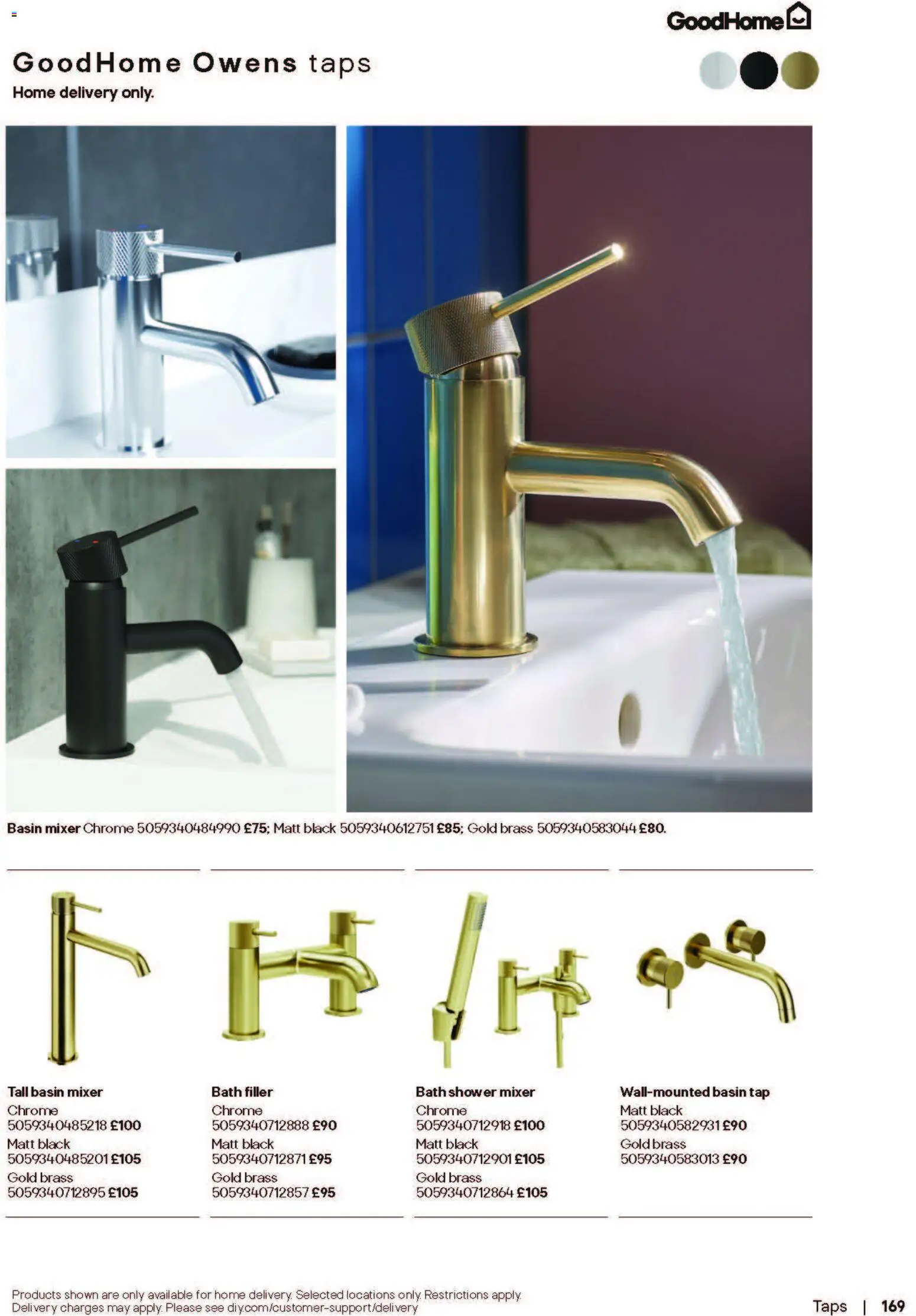 {H1} | Page: 169 | Products: Bath, Shower, Mixer