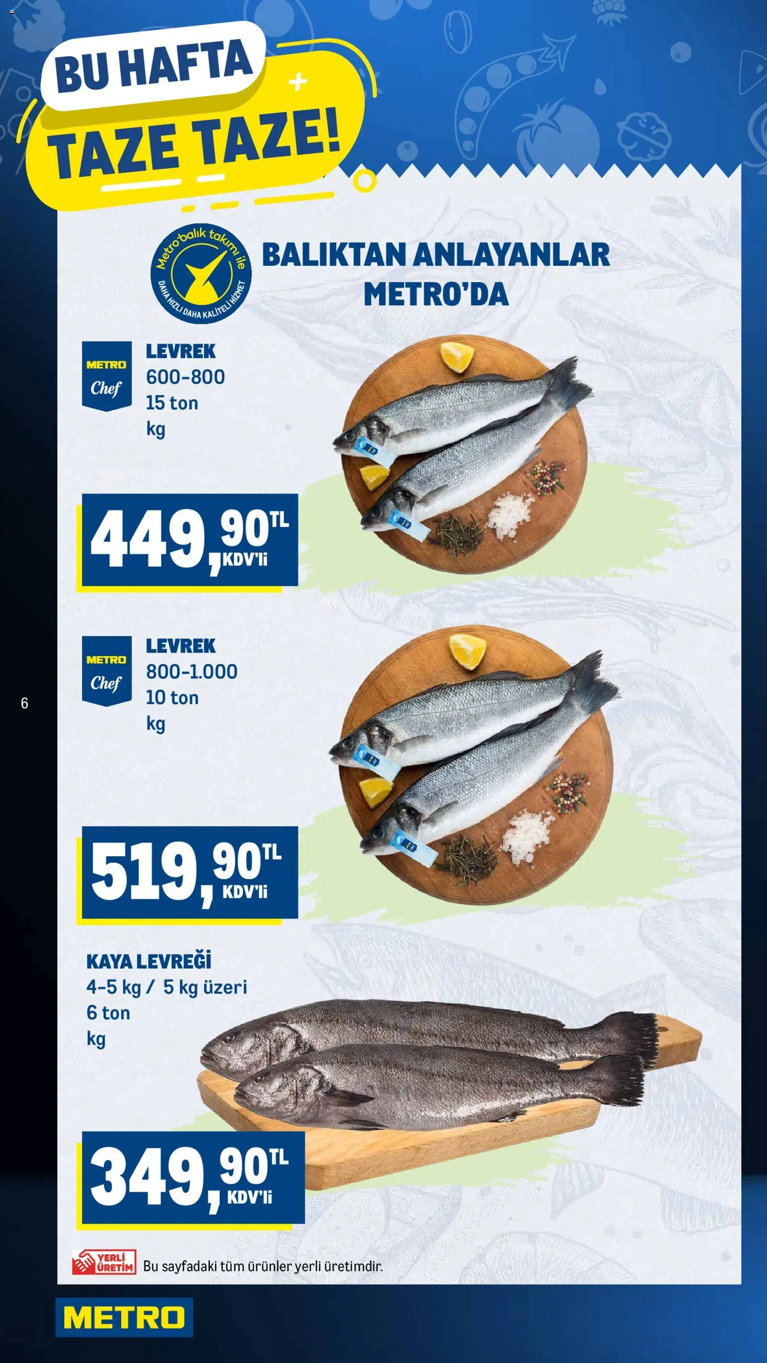 Metro Katalog - 19.11.2025 tarihinden itibaren geçerlidir | Sayfa: 6 | Ürünler: Levrek