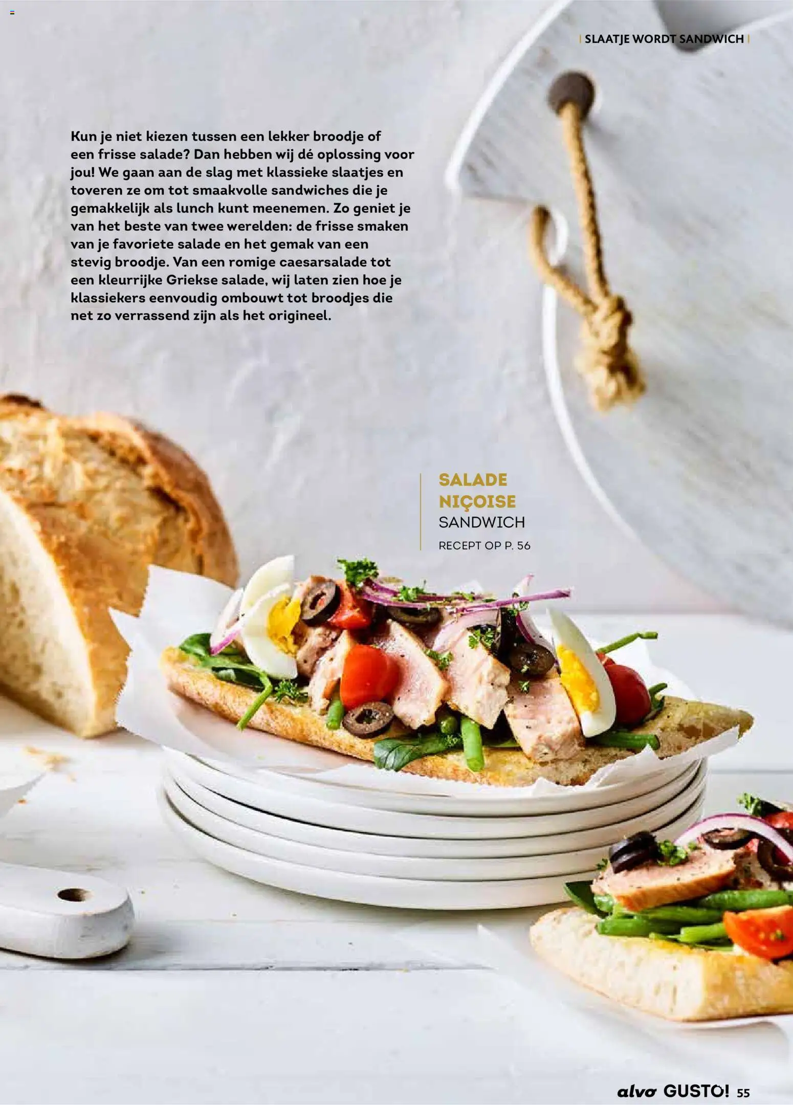 {H1} | Pagina: 55 | Producten: Sandwich, Salade, Broodje, Broodjes