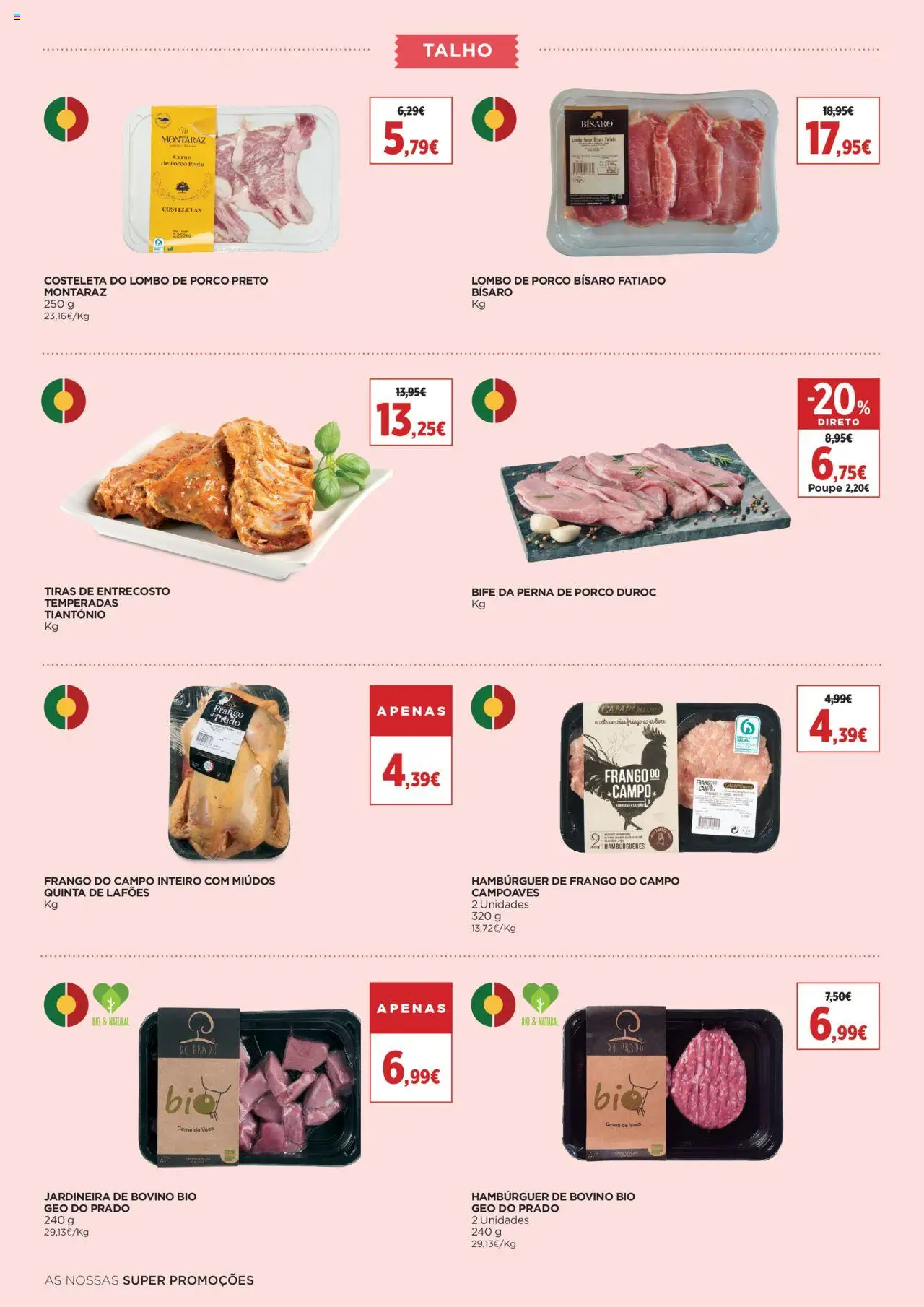 El Corte Ingles folheto │ válido de 08.08.2025 | Página: 4 | Produtos: Hambúrguer, Lombo, Carne de porco, Carne