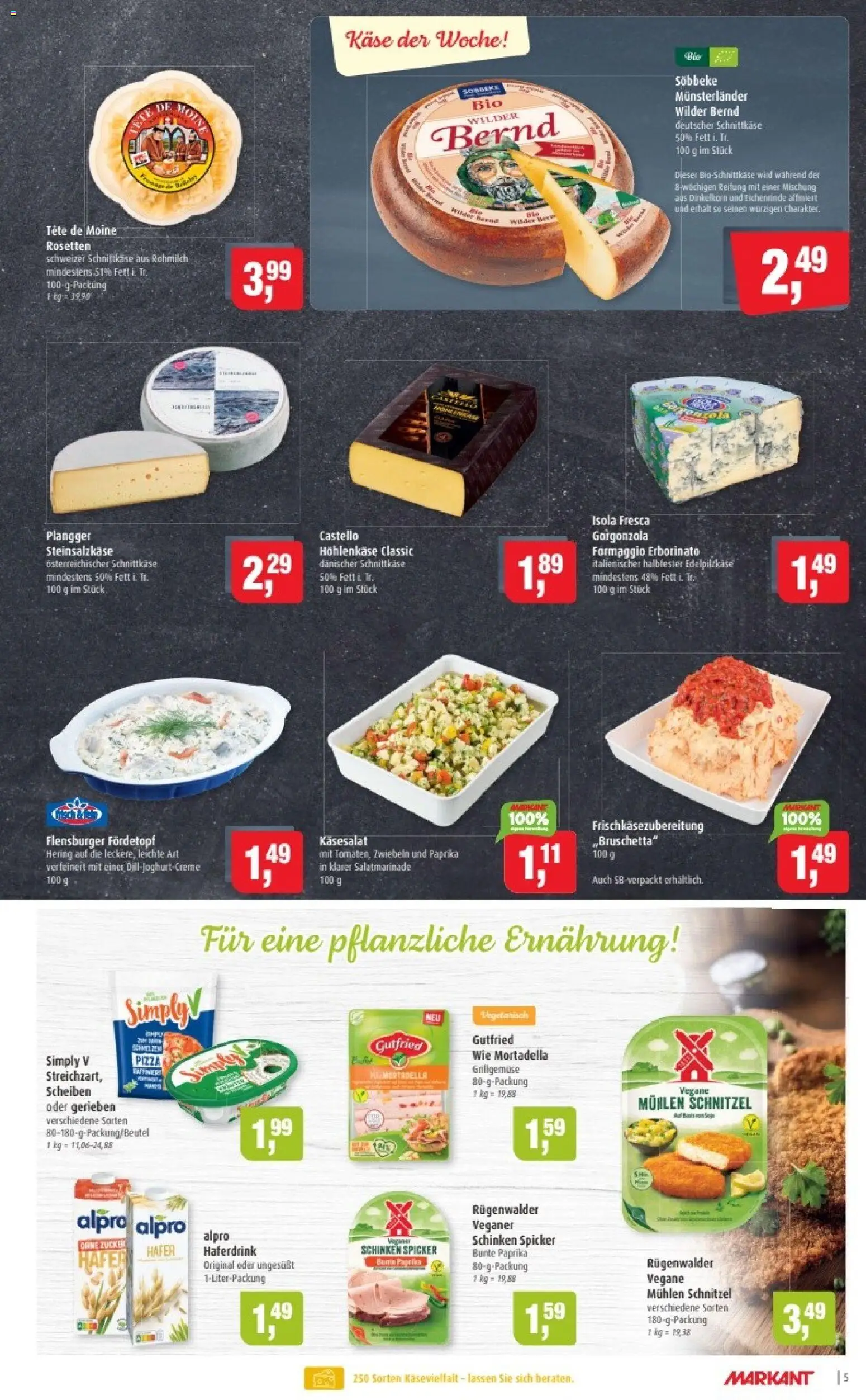 Markant Prospekt 	 – gültig ab 27.10.2025 | Seite: 5 | Produkte: Flensburger, Alpro, Zucker, Schinken