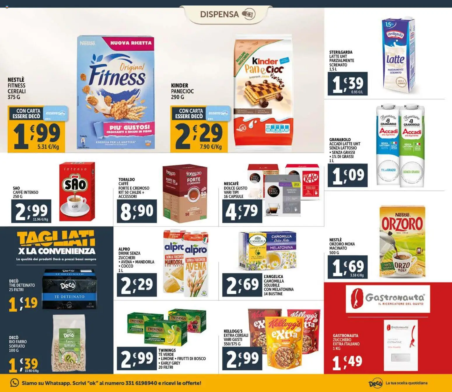Volantino Decò del 09.01.2026 | Pagina: 11 | Prodotti: Caffè, The, Cocco, Farro