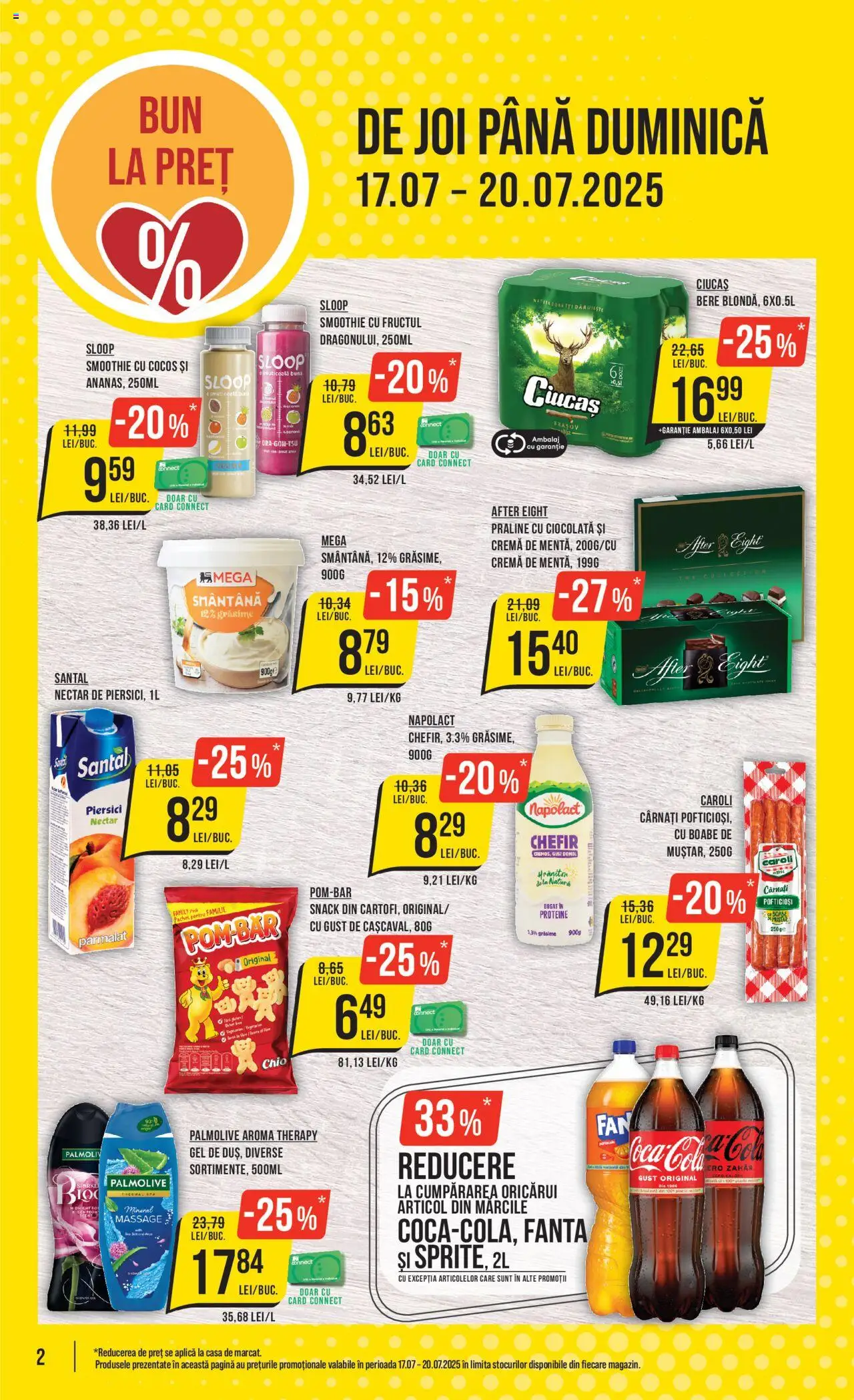 Catalog Mega Image – valabil de la 17.07.2025 | Pagină: 2 | Produse: Amerikan servis, Cremă, Ciocolată, Cârnați